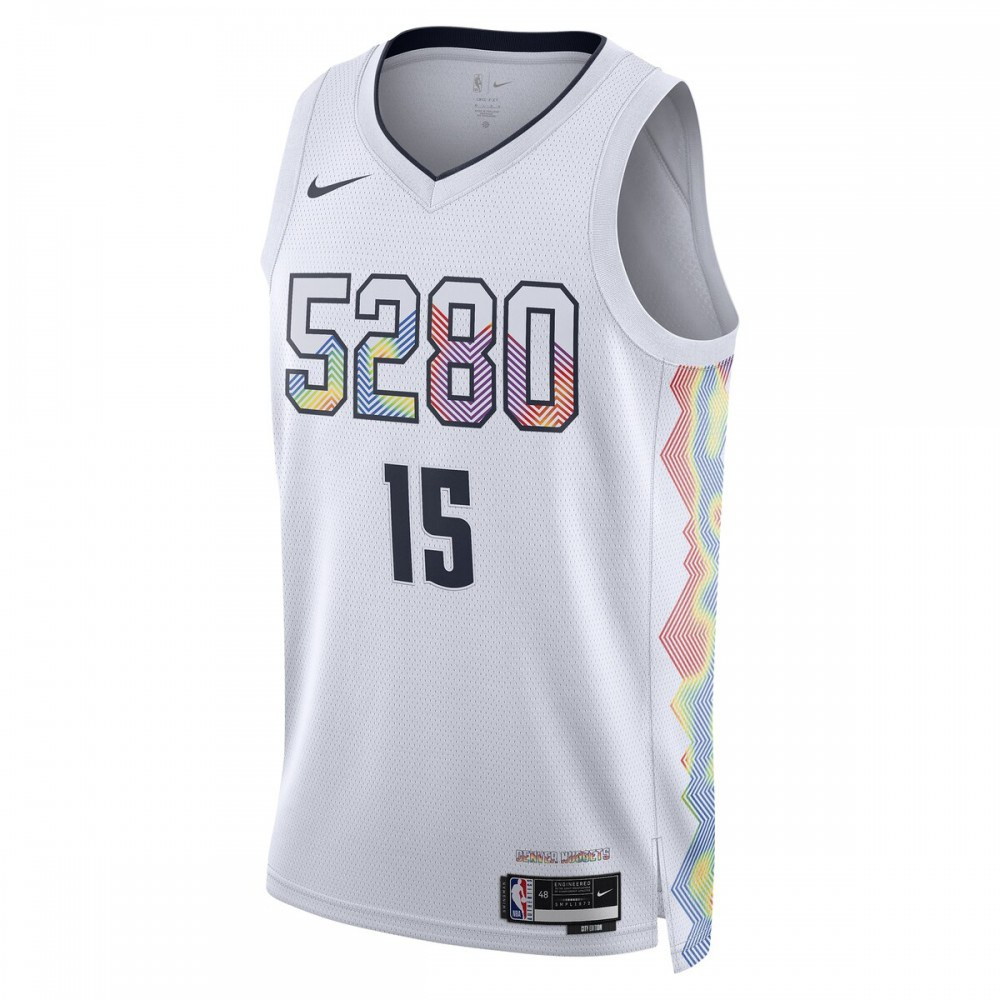 Nikola Jokić Denver Nuggets Unisex 2024/25 Swingman Player Jersey City Edition - second front view