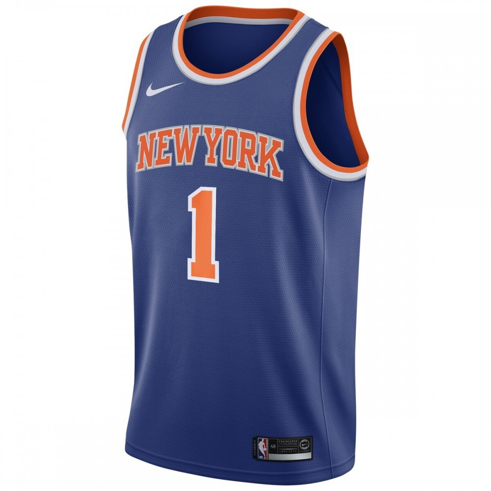 Obi Toppin New York Knicks 2020 NBA Draft First Round Pick Swingman Jersey - second front view