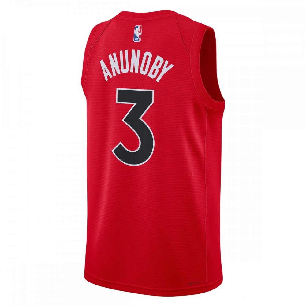 OG Anunoby Toronto Raptors Unisex Swingman Jersey Icon Edition Red - back view