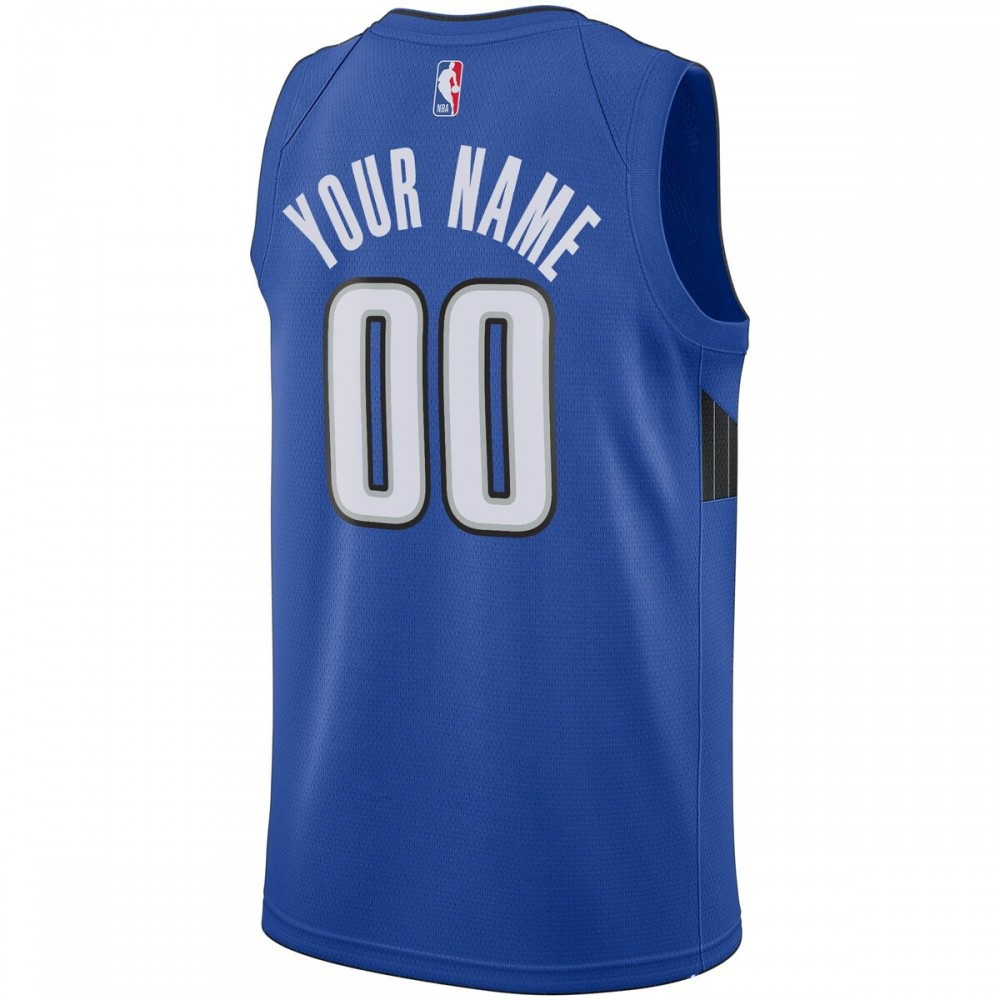 Orlando Magic 2019/20 Custom Swingman Jersey Royal Statement Edition - back view