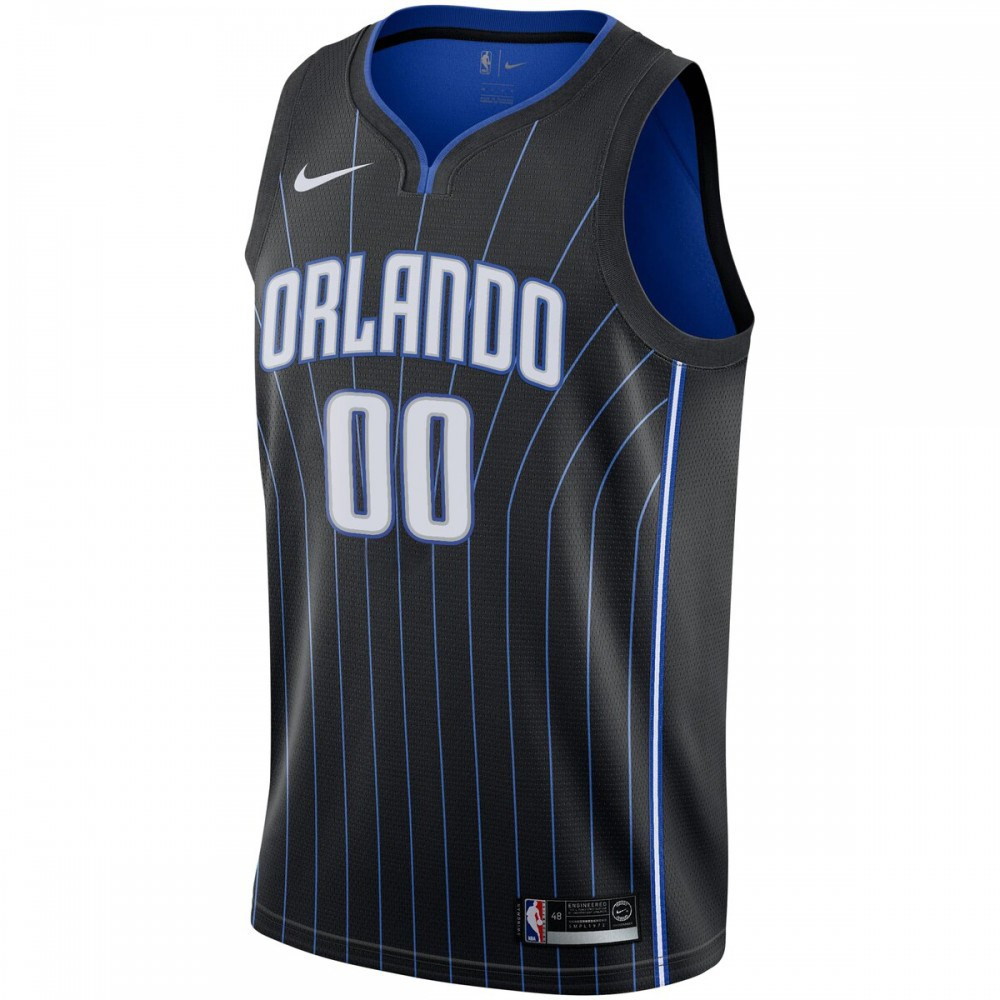 Orlando Magic 2020/21 Swingman Custom Jersey Icon Edition Black - second front view