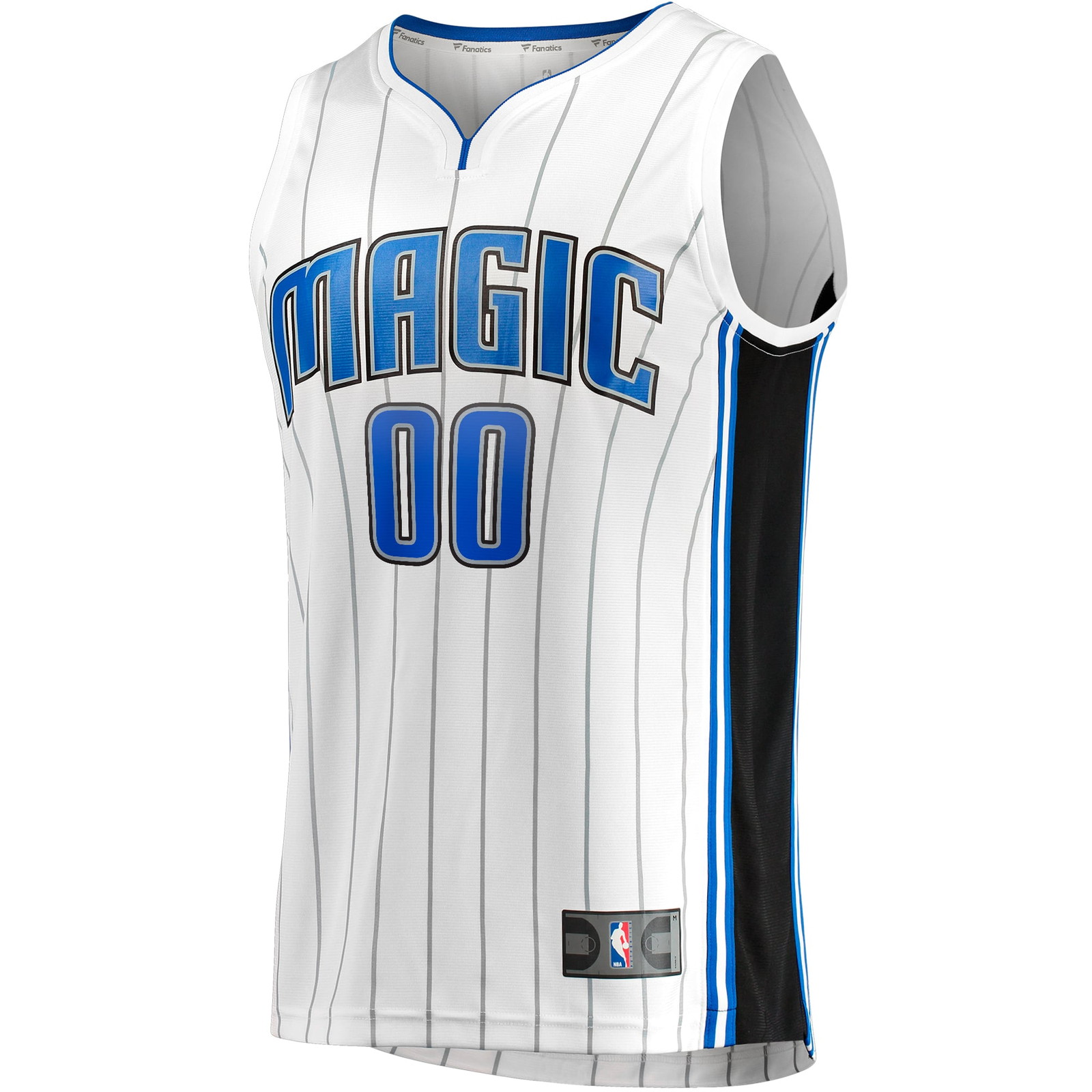 Orlando Magic Youth Fast Break Fan Version Custom Jersey Association Edition White - front view