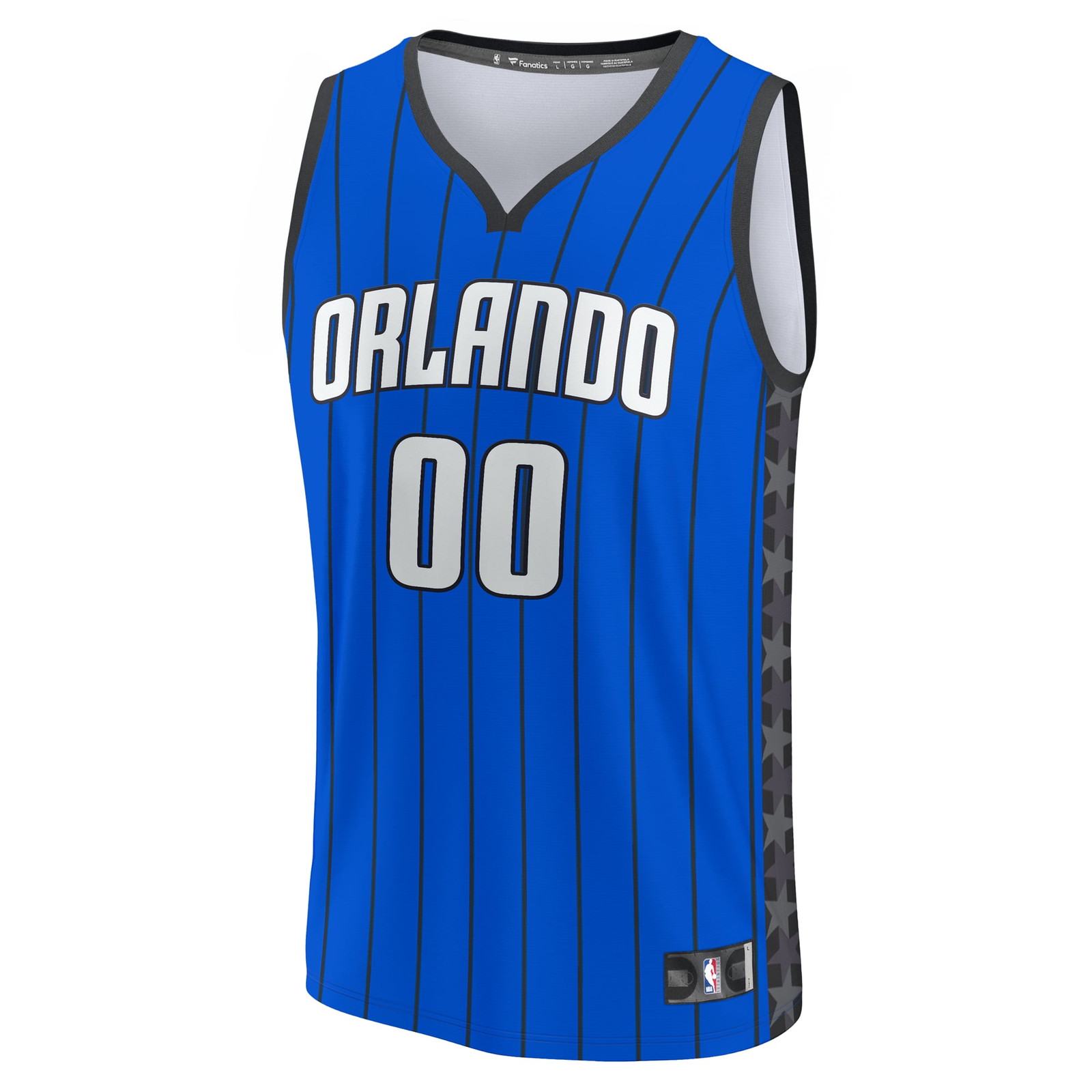 Orlando Magic Fast Break Custom Jersey Blue Statement Edition - front view
