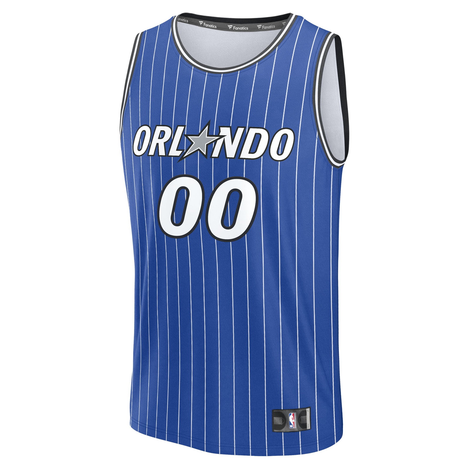 Orlando Magic Youth Fast Break Fan Version Custom Jersey Icon Edition Blue - front view