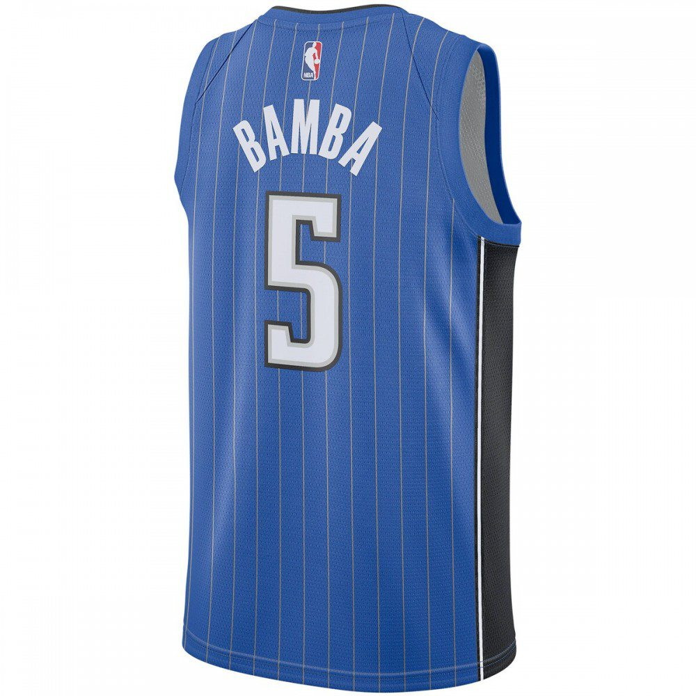 Orlando Magic Mohamed Bamba Men's Swingman Jersey Royal - back view