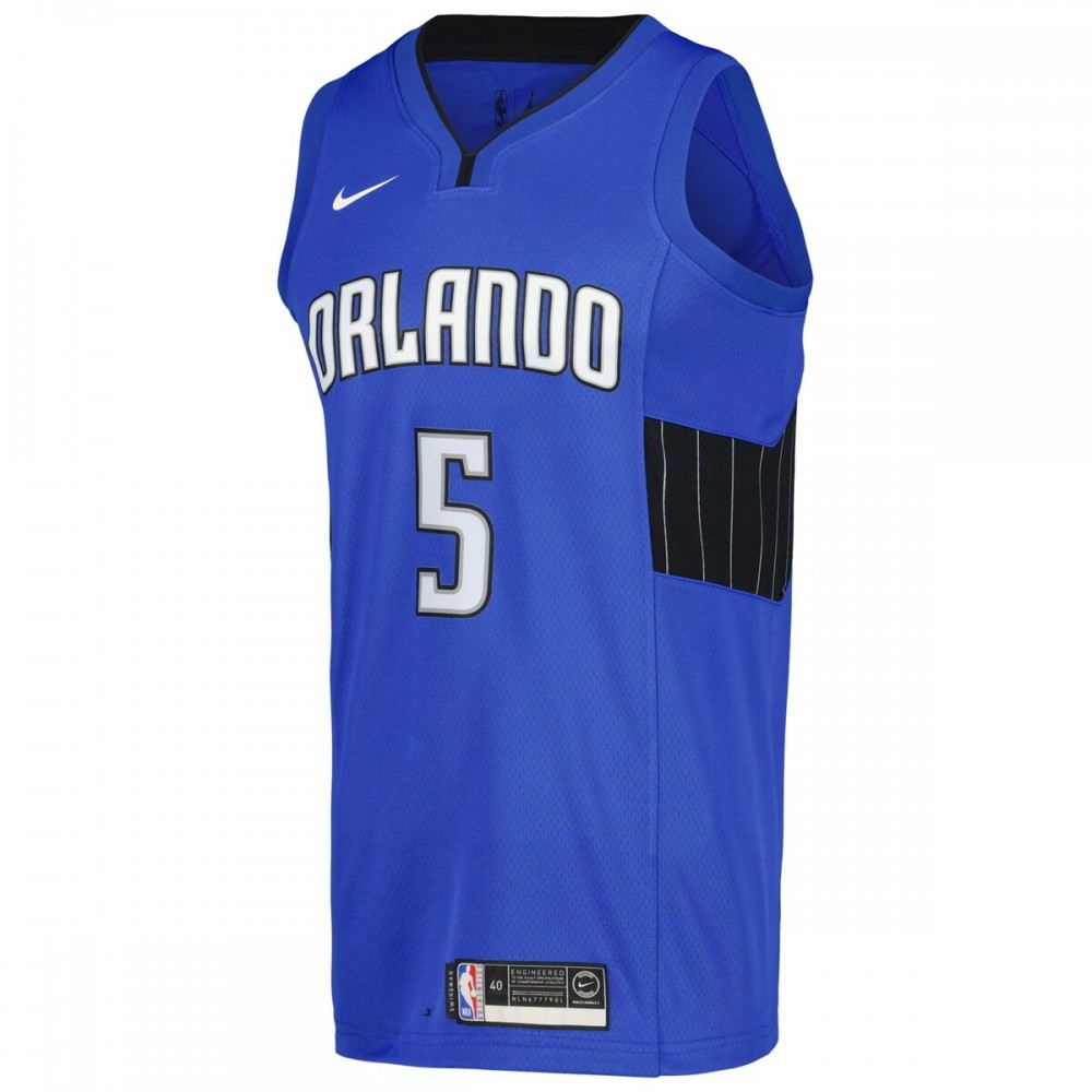 Orlando Magic Paolo Banchero Swingman Player Jersey Statement Edition Royal - second front view