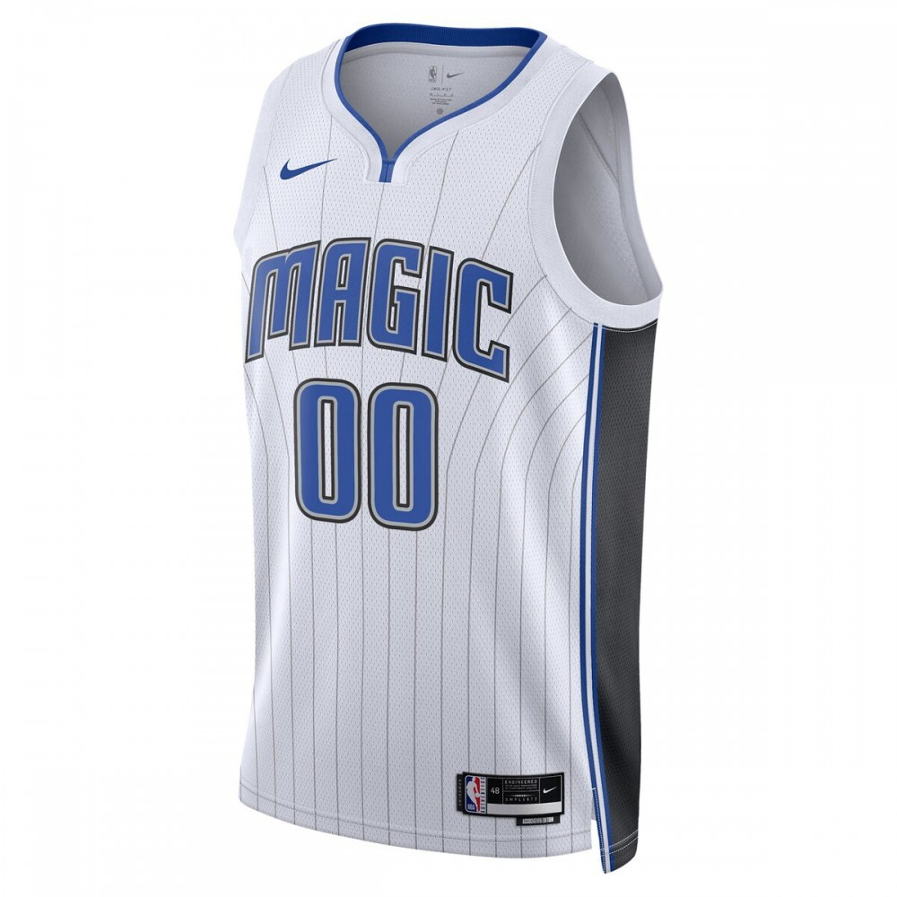 Orlando Magic Unisex 2022/23 Swingman Custom Jersey White Association Edition - second front view