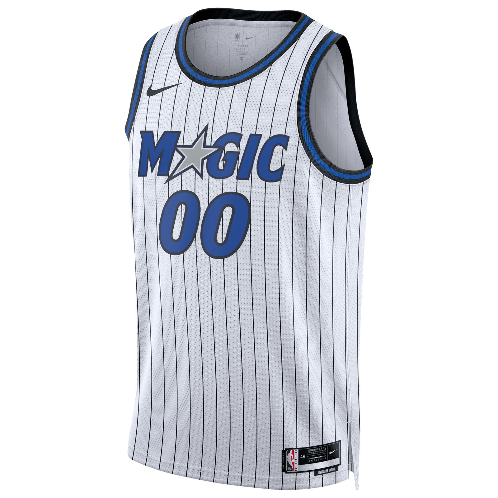 Orlando Magic Unisex Swingman Custom Jersey Association Edition White - front view