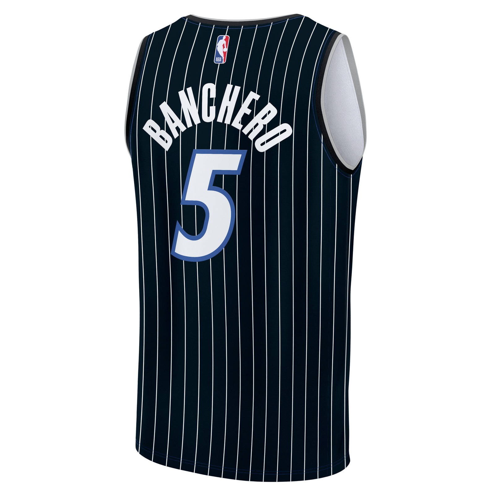 Paolo Banchero Orlando Magic Fast Break Jersey Statement Edition Black - back view