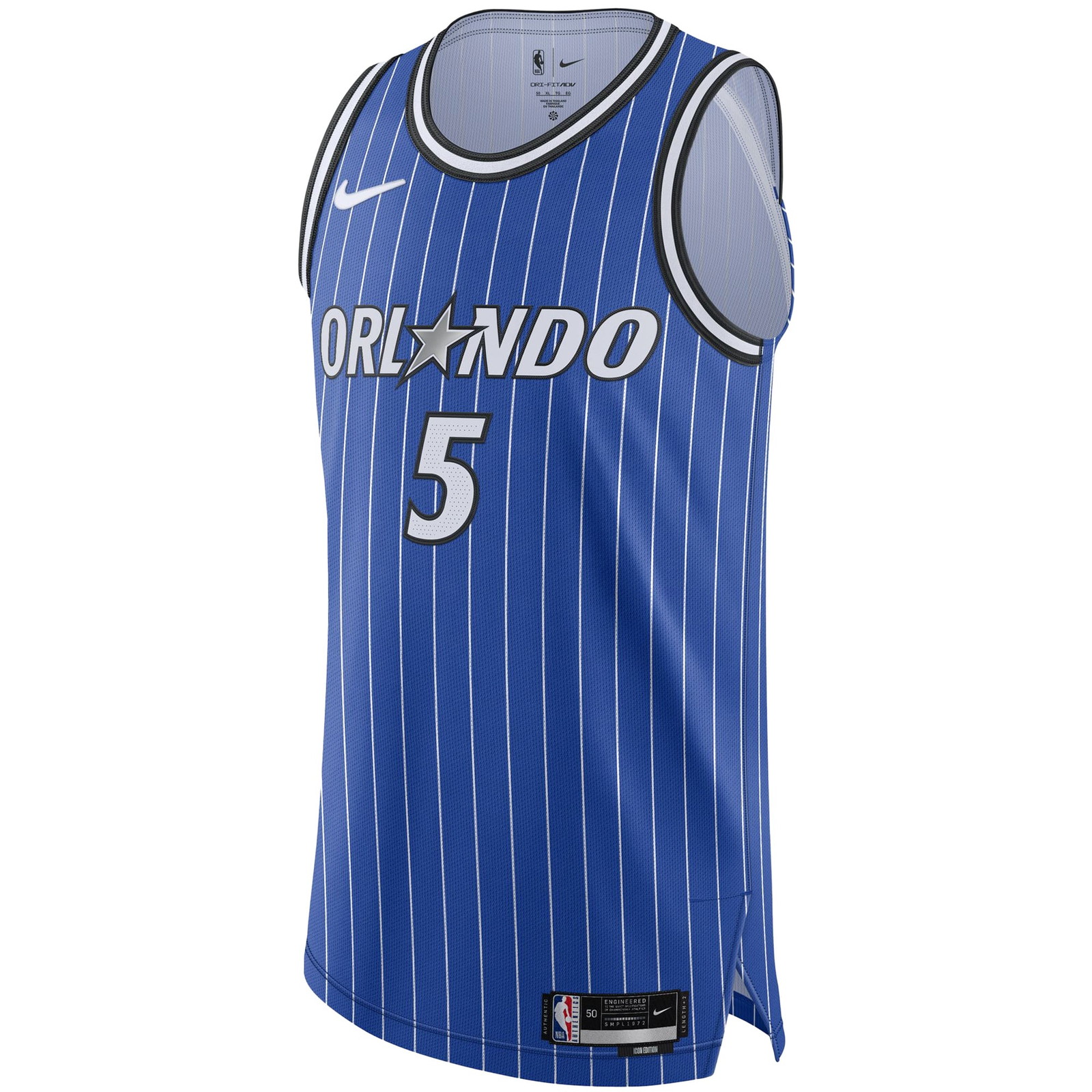 Paolo Banchero Orlando Magic Pro Cut Player Jersey Icon Edition Blue - front view