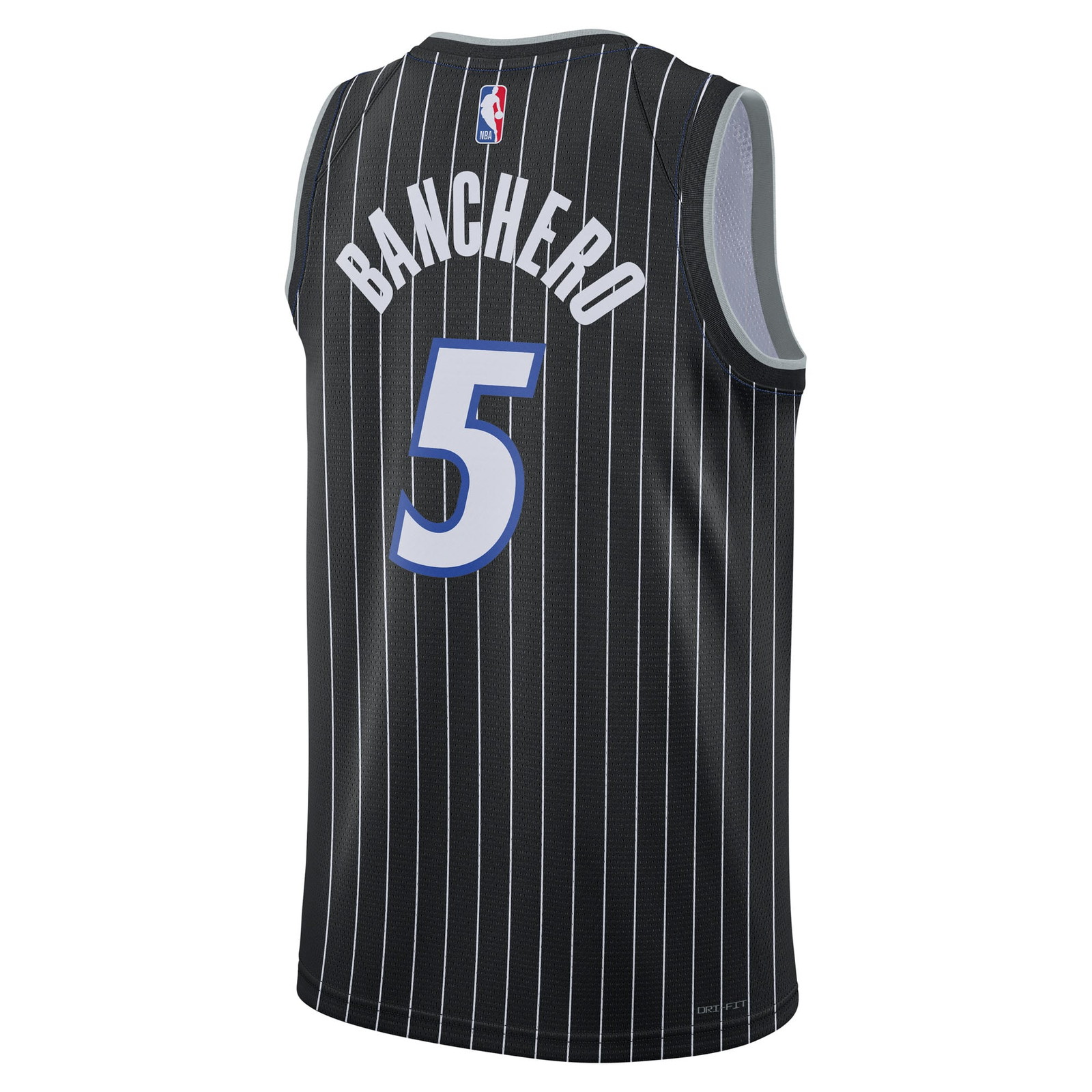 Paolo Banchero Orlando Magic Unisex Swingman Jersey Statement Edition Black - back view