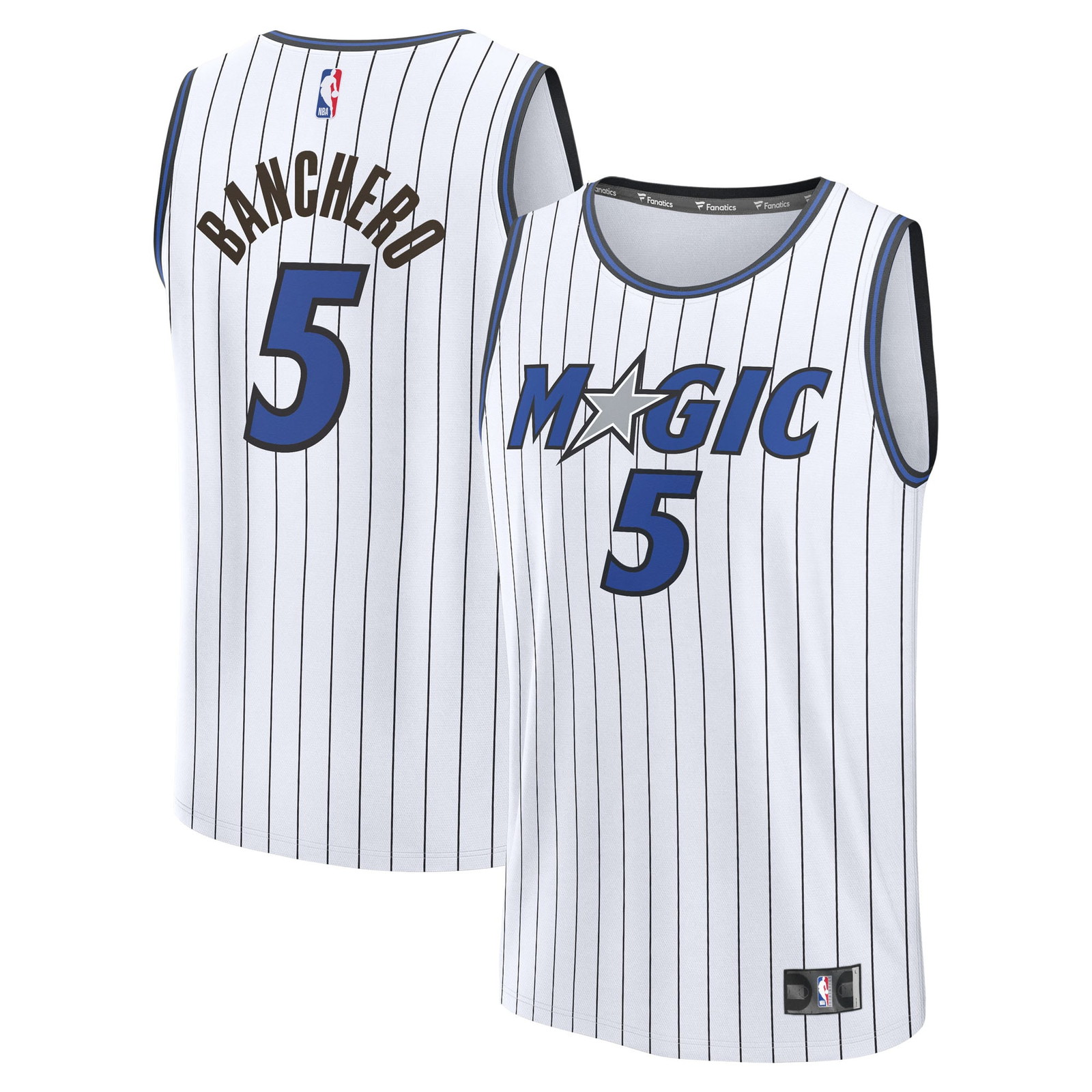 Paolo Banchero Orlando Magic Fast Break Fan Version Player Jersey Association - front and back view