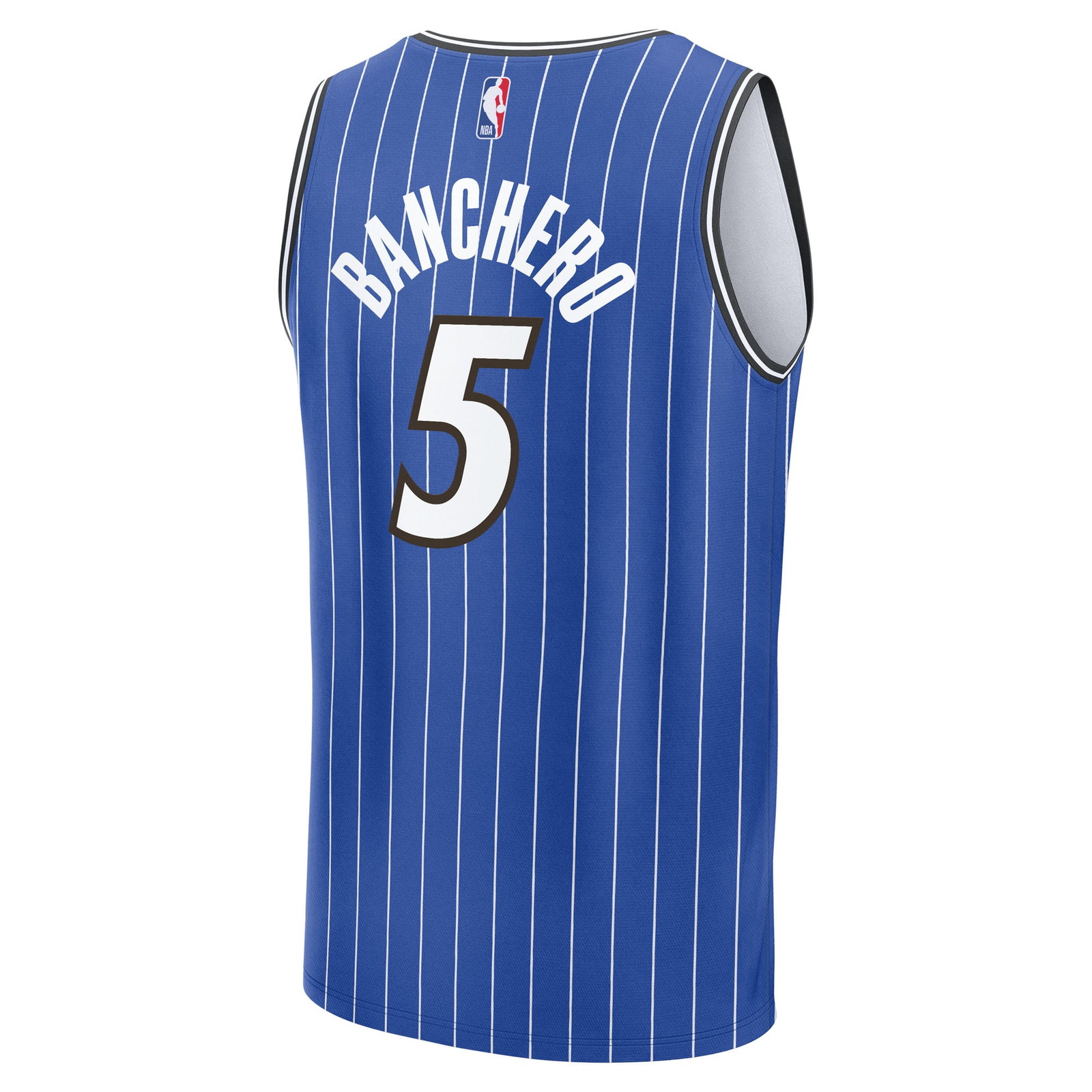 Paolo Banchero Orlando Magic Fast Break Fan Version Player Jersey Icon Edition Blue - back view