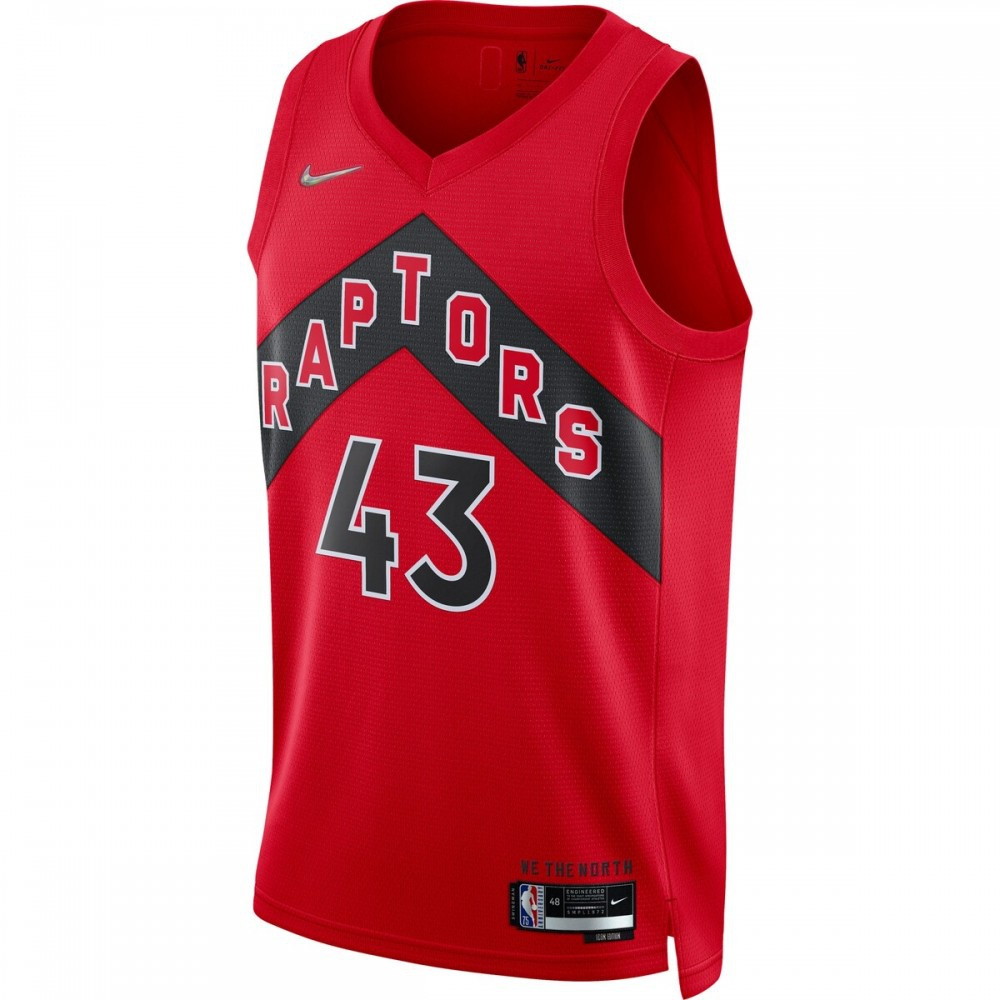 Pascal Siakam Toronto Raptors 2021/22 Diamond Swingman Jersey Icon Edition Red - second front view