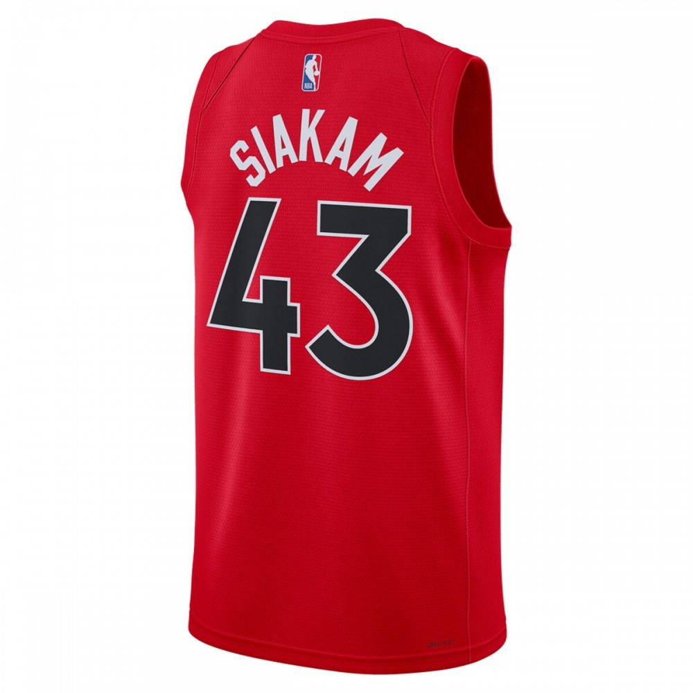 Pascal Siakam Toronto Raptors Unisex 2022/23 Swingman Jersey Icon Edition Red - back view
