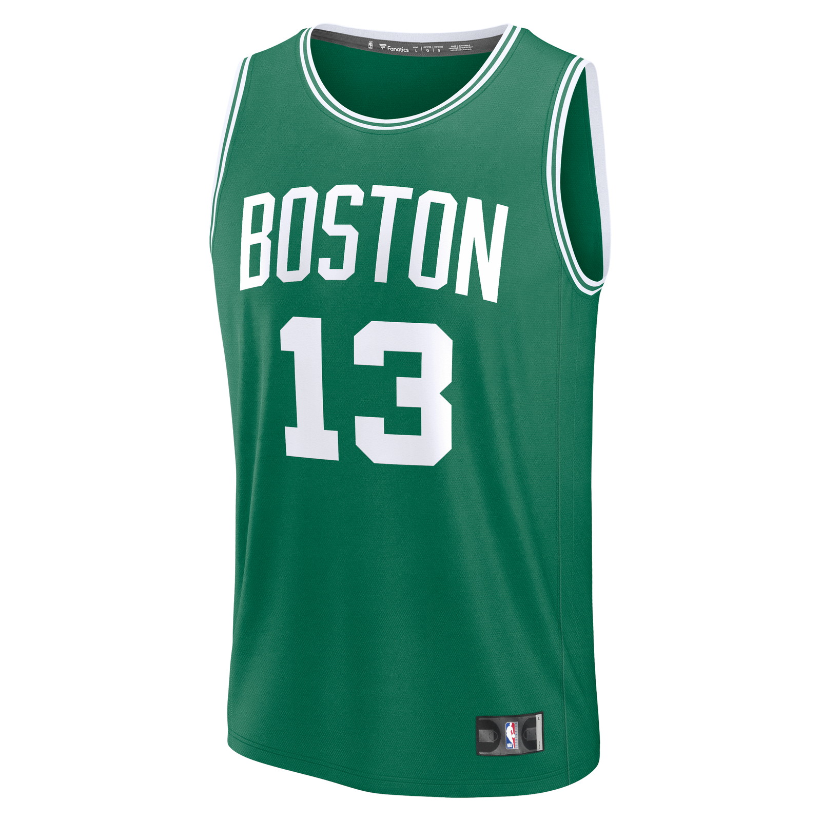 Paul George Boston Celtics Fast Break Fan Version Jersey Icon Edition Kelly Green - front view