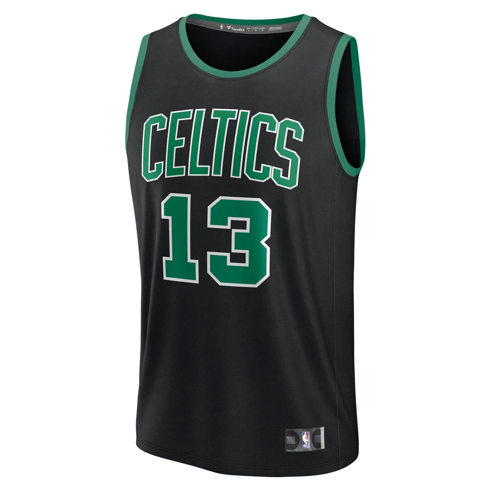 Paul George Boston Celtics Fast Break Fan Version Jersey Statement Edition Black - front view