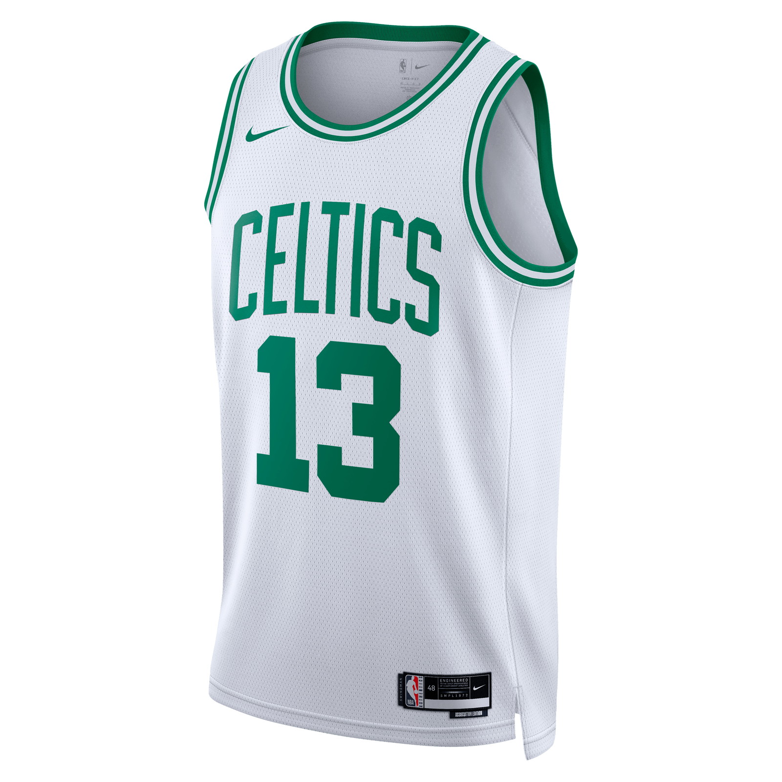 Paul George Boston Celtics Unisex Swingman Jersey Association Edition White - front view