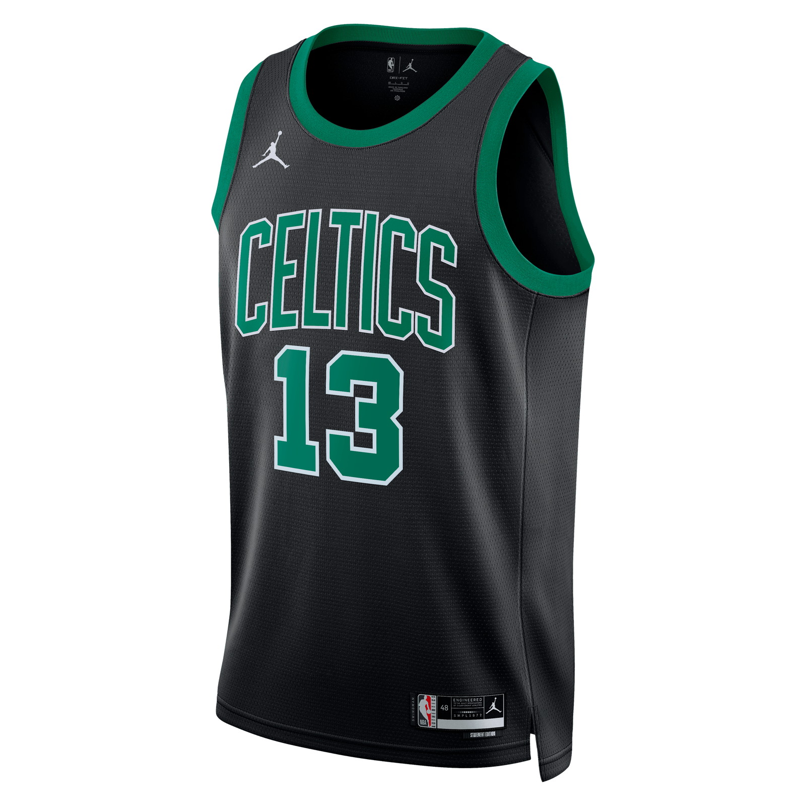 Paul George Boston Celtics Unisex Swingman Jersey Statement Edition Black - front view