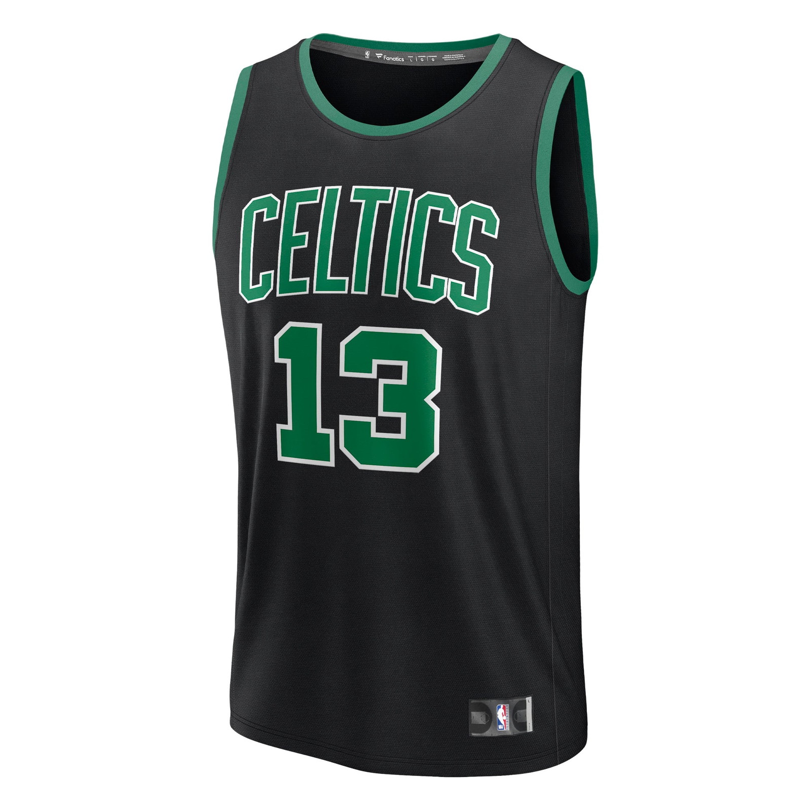 Paul George Boston Celtics Youth Fast Break Fan Version Jersey Black Statement Edition - front view