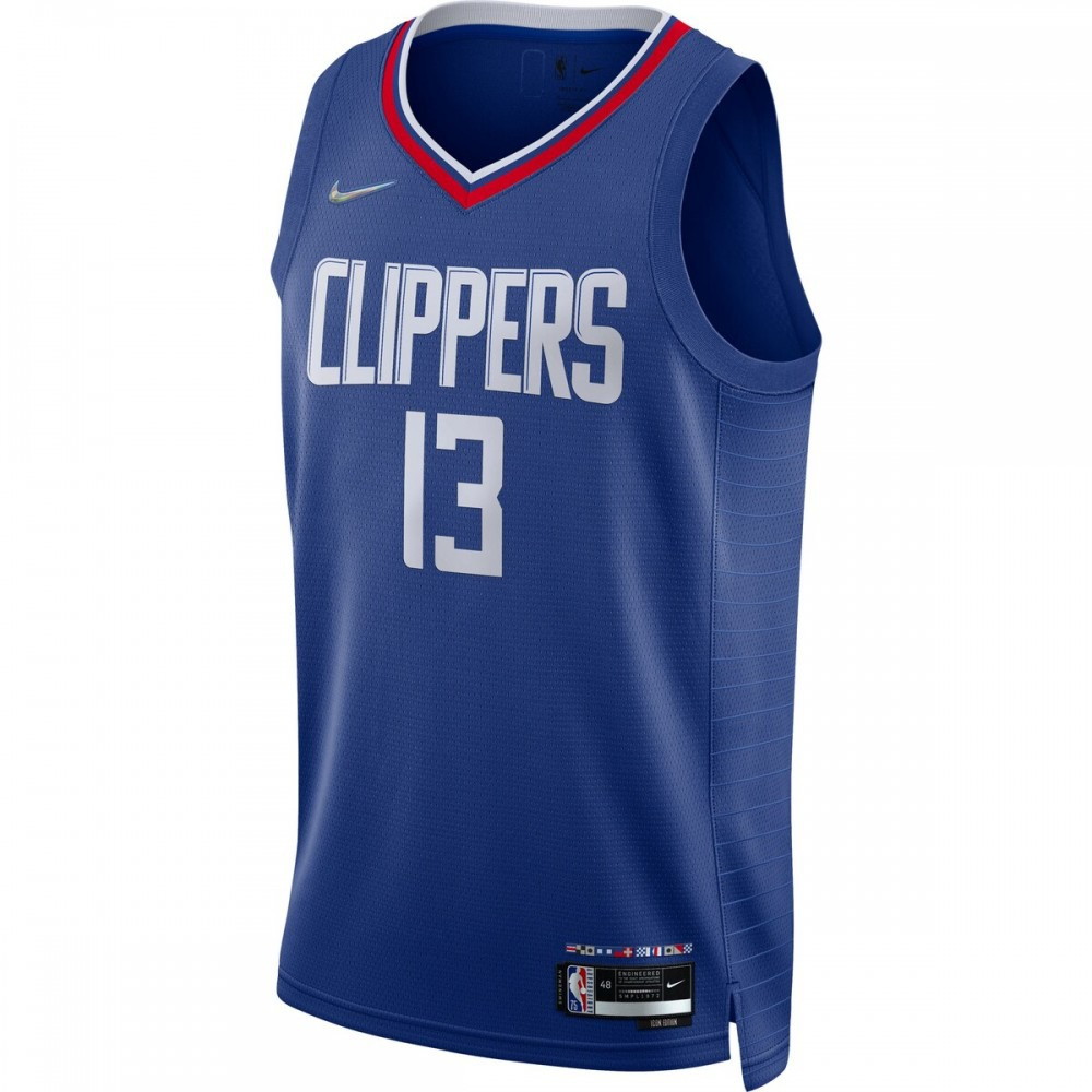 Paul George LA Clippers 2021/22 Diamond Swingman Jersey Icon Edition Royal - second front view