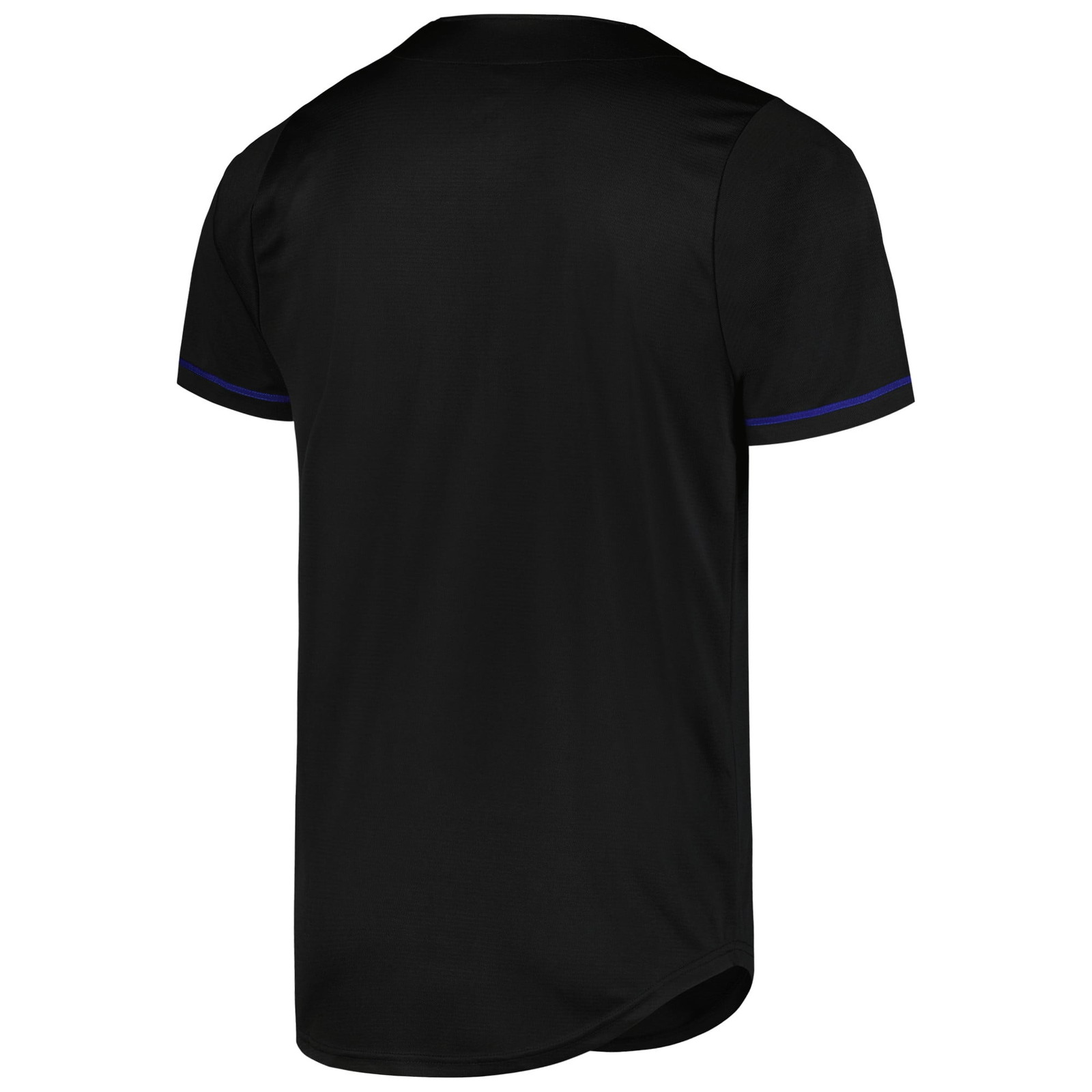 Philadelphia 76ers Pop Baseball Jersey Black - back view