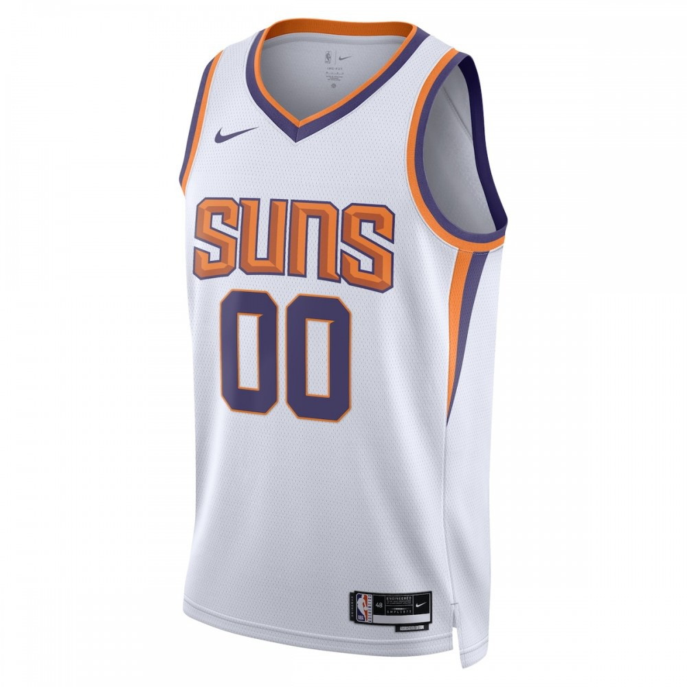 Phoenix Suns Unisex 2022/23 Swingman Custom Jersey White Association Edition - second front view