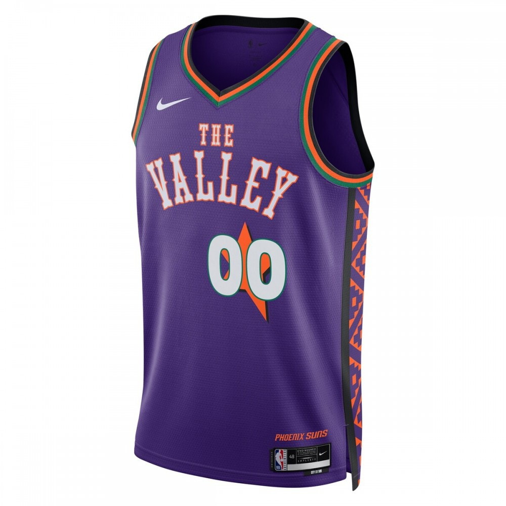 Phoenix Suns Unisex 2024/25 Custom Swingman Jersey City Edition Purple - second front view