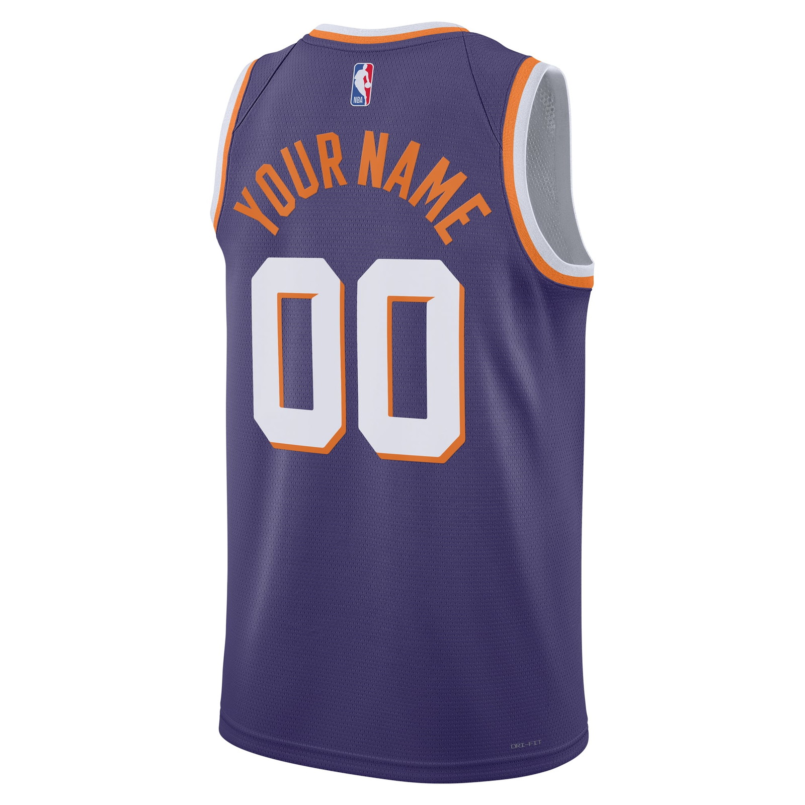 Phoenix Suns Unisex Swingman Custom Jersey Purple Icon Edition - back view