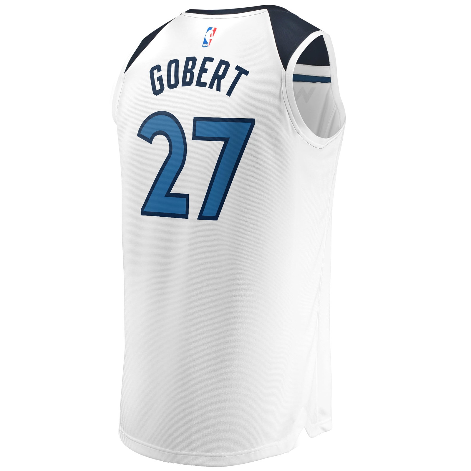 Rudy Gobert Minnesota Timberwolves Fast Break Fan Version Player Jersey Association - back view