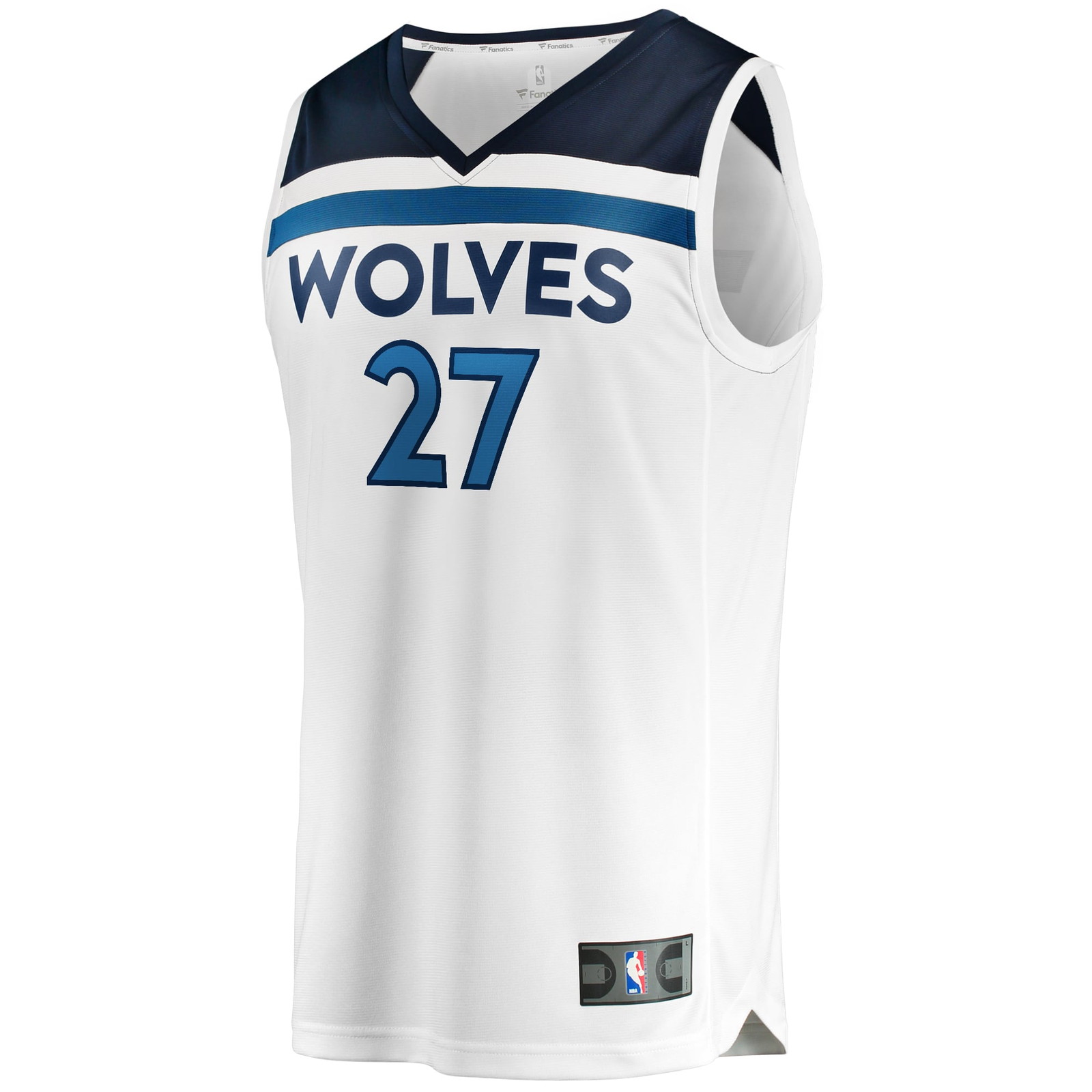 Rudy Gobert Minnesota Timberwolves Fast Break Fan Version Player Jersey Association - front view