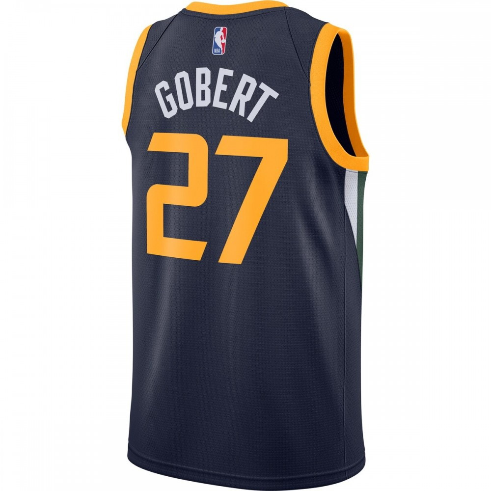 Rudy Gobert Utah Jazz 2020/21 Swingman Jersey Navy Icon Edition - back view