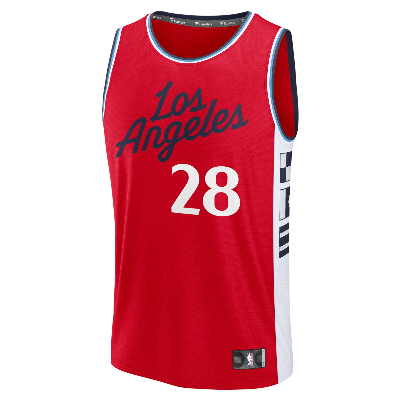 Rui Hachimura LA Clippers Youth Fast Break Fan Version Jersey Red Statement Edition - front view