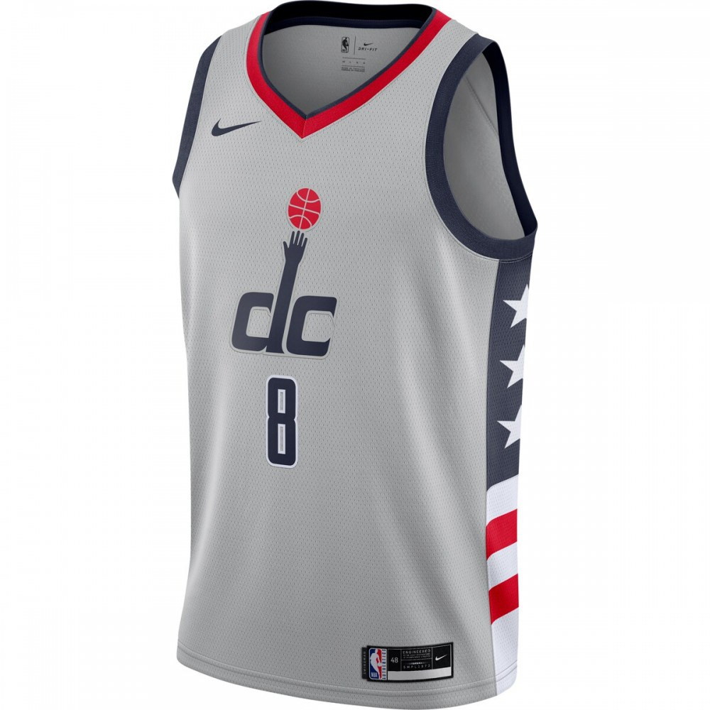 Rui Hachimura Washington Wizards 2020/21 Swingman Player Jersey Gray City - second front view