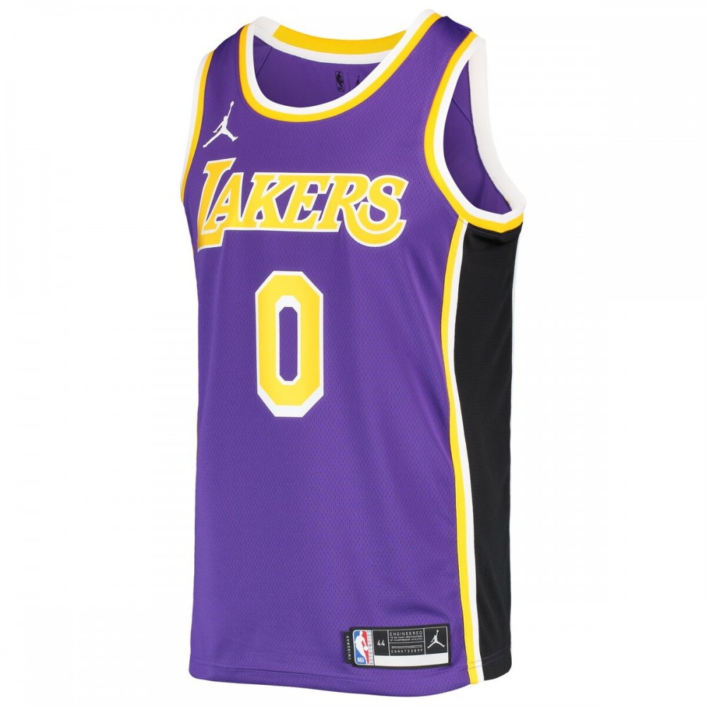 Russell Westbrook Los Angeles Lakers 2021/22 Swingman Jersey Statement Edition - second front view