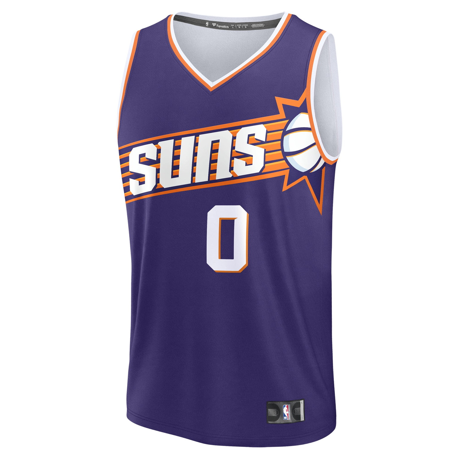 Ryan Dunn Phoenix Suns 2024 NBA Draft Fast Break Player Jersey Icon Edition Purple - front view