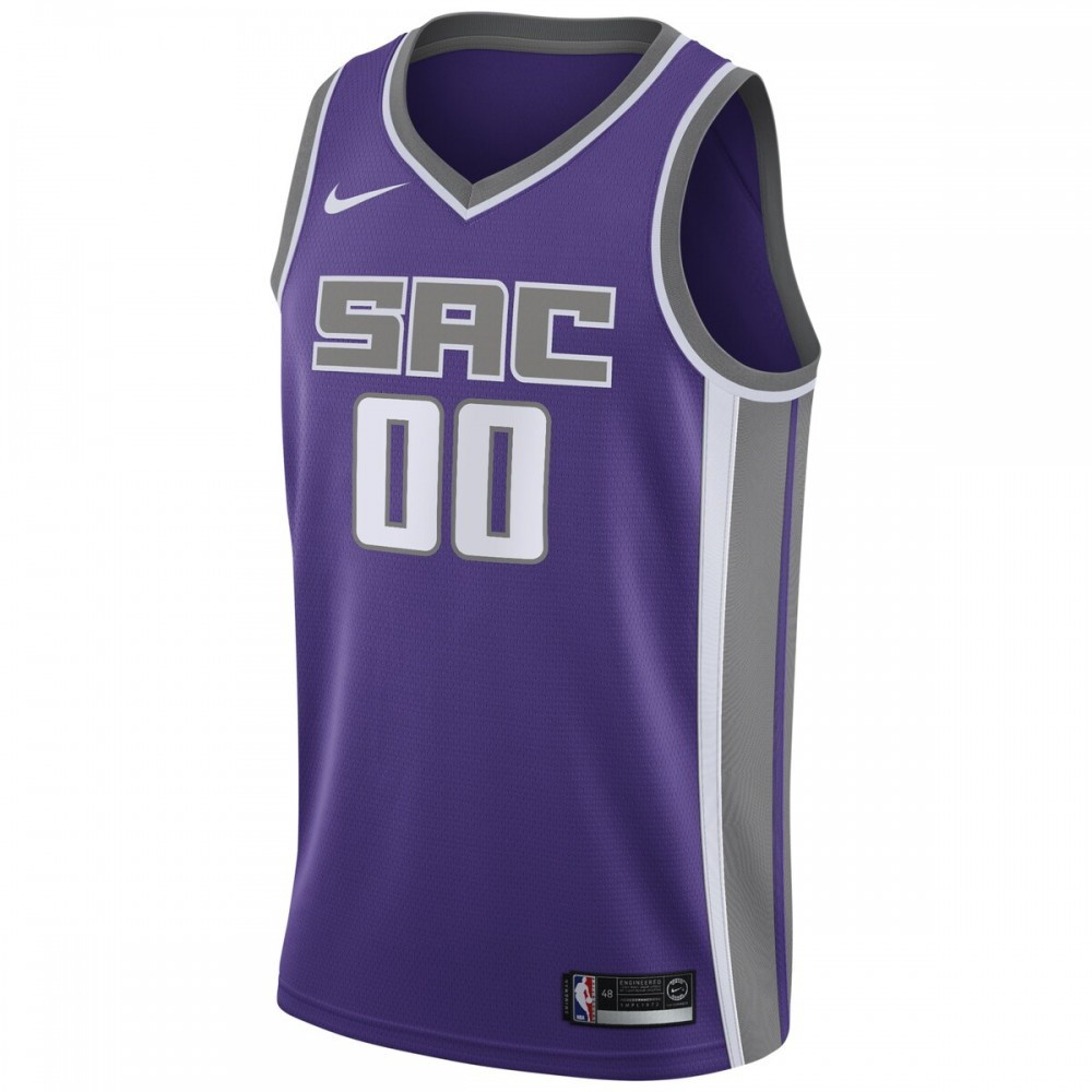 Sacramento Kings 2020/21 Swingman Custom Jersey Icon Edition Purple - second front view
