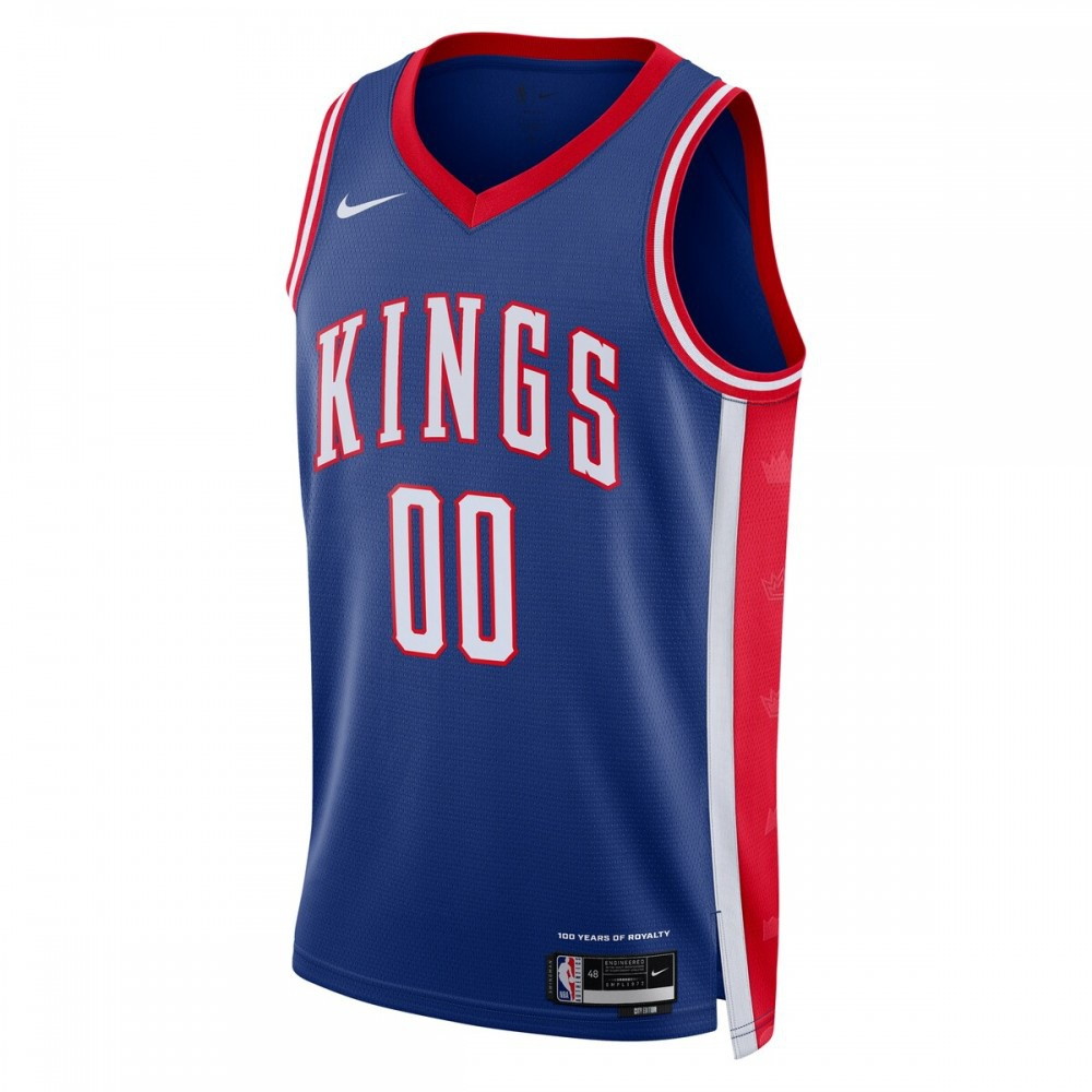 Sacramento Kings Unisex 2024/25 Custom Swingman Jersey City Edition Blue - second front view