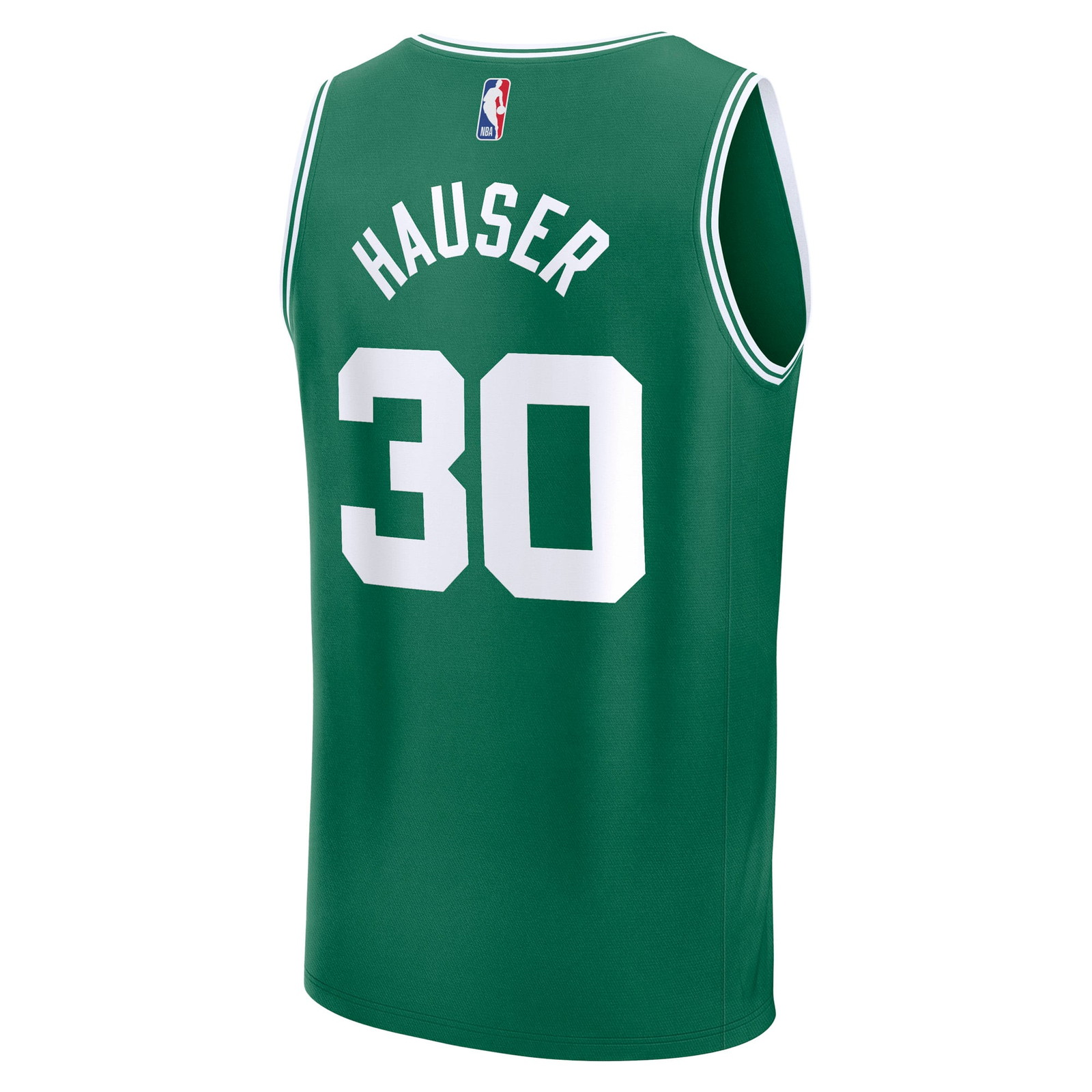 Sam Hauser Boston Celtics Fast Break Fan Version Player Jersey Icon Edition Kelly Green - back view