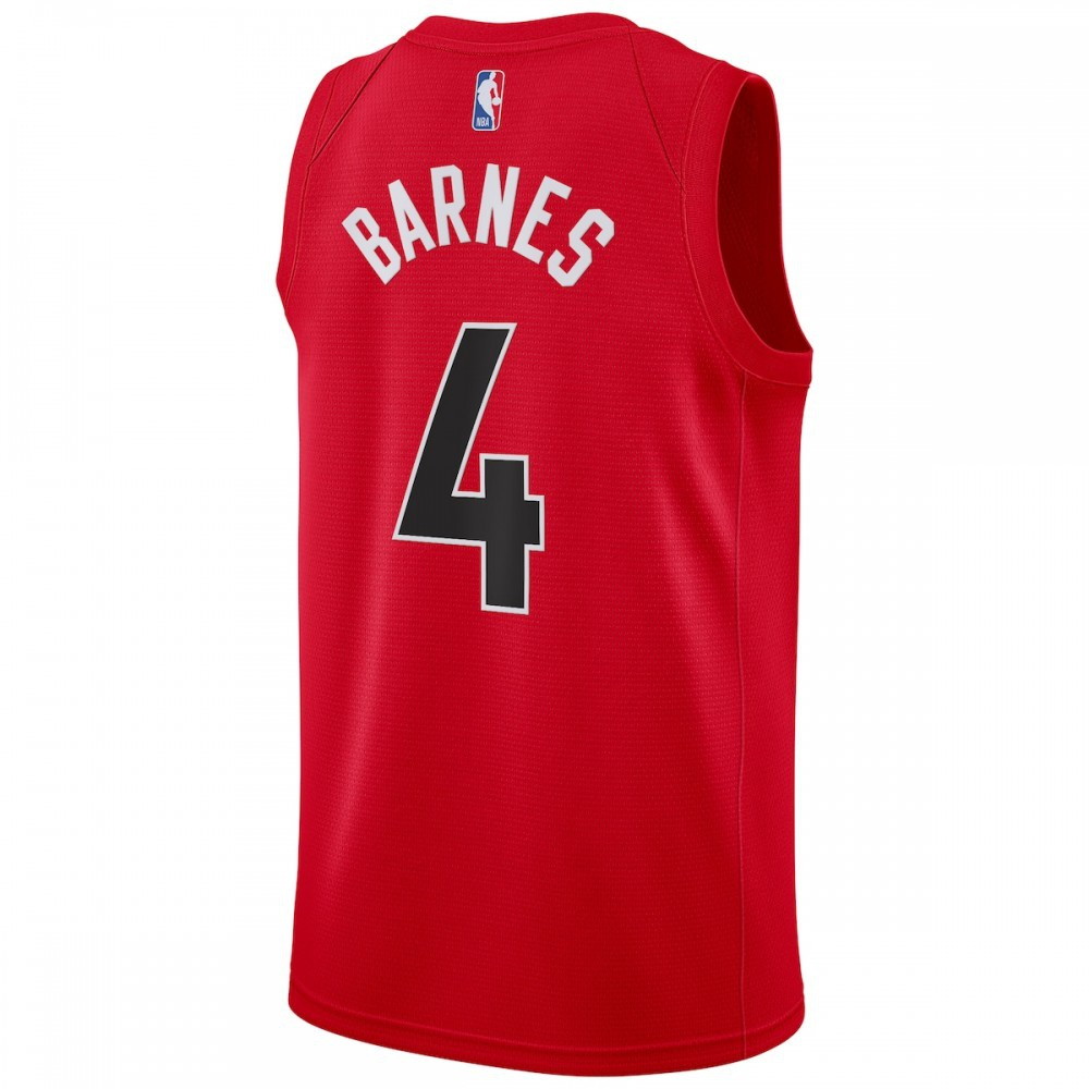 Scottie Barnes Toronto Raptors 2021 NBA Draft First Round Pick Swingman Jersey Icon - back view