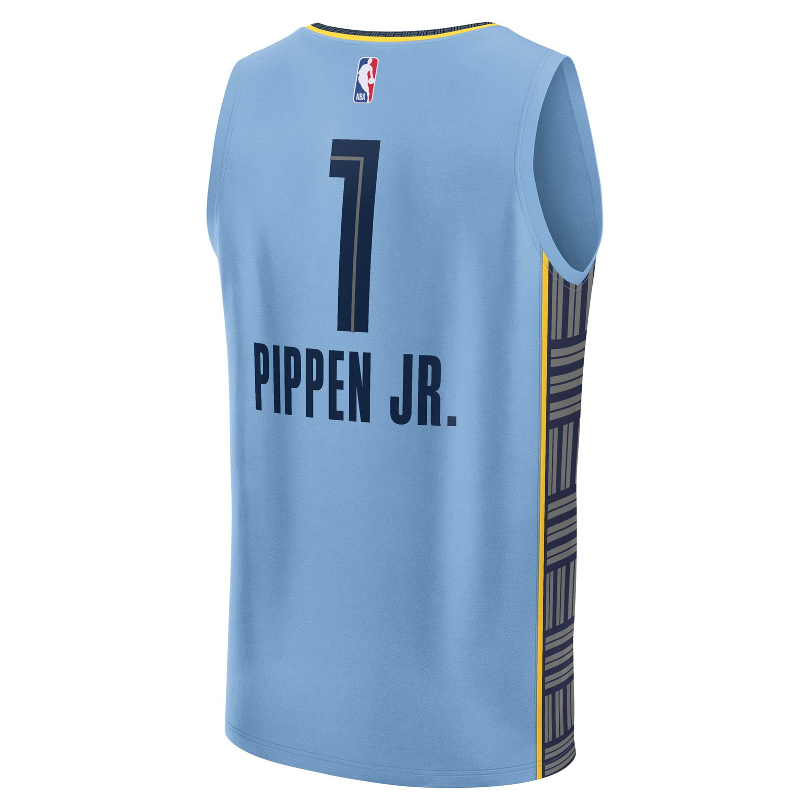 Scotty Pippen Jr. Memphis Grizzlies Fast Break Fan Version Player Jersey Statement - back view