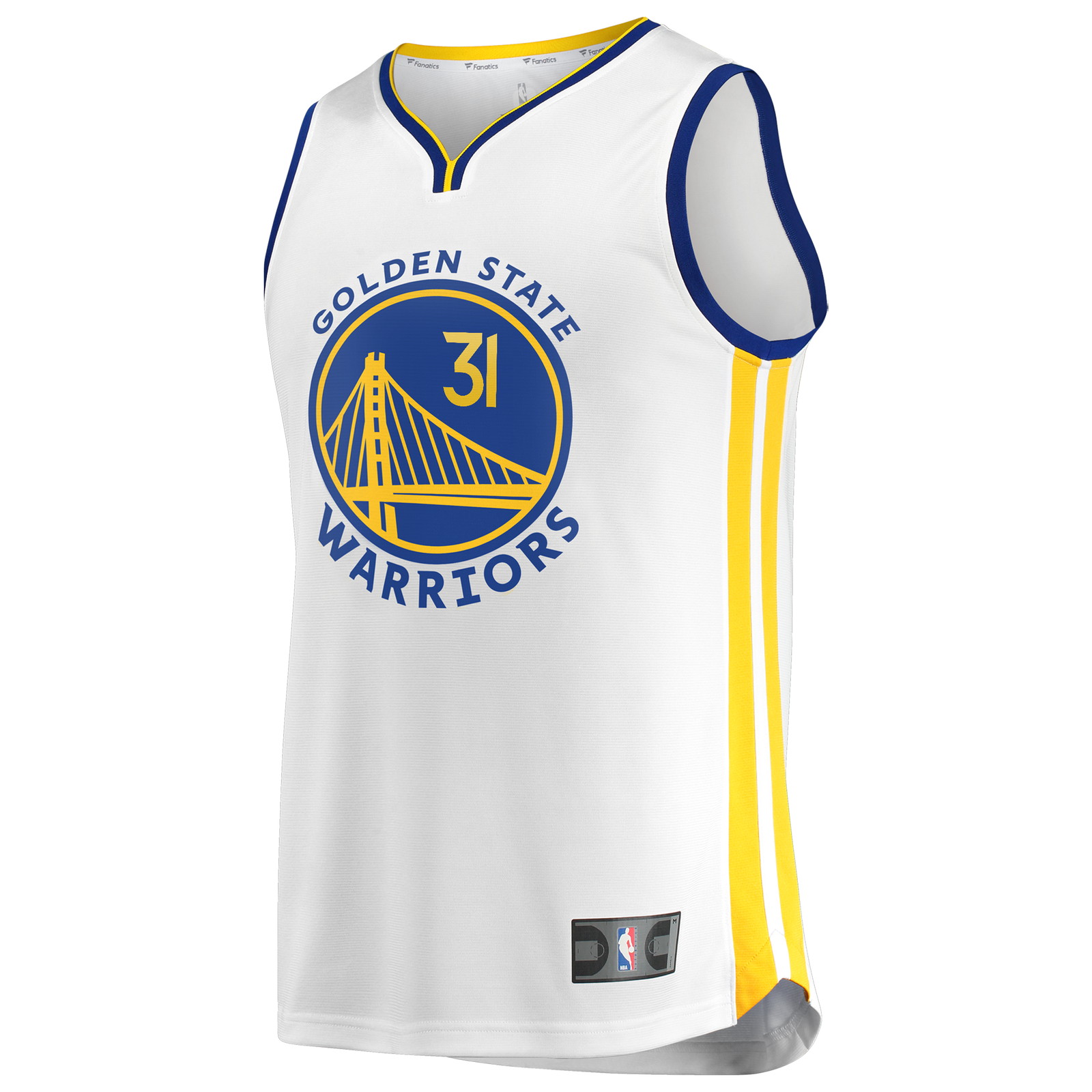 Seth Curry Golden State Warriors Fast Break Fan Version Player Jersey Association - front view