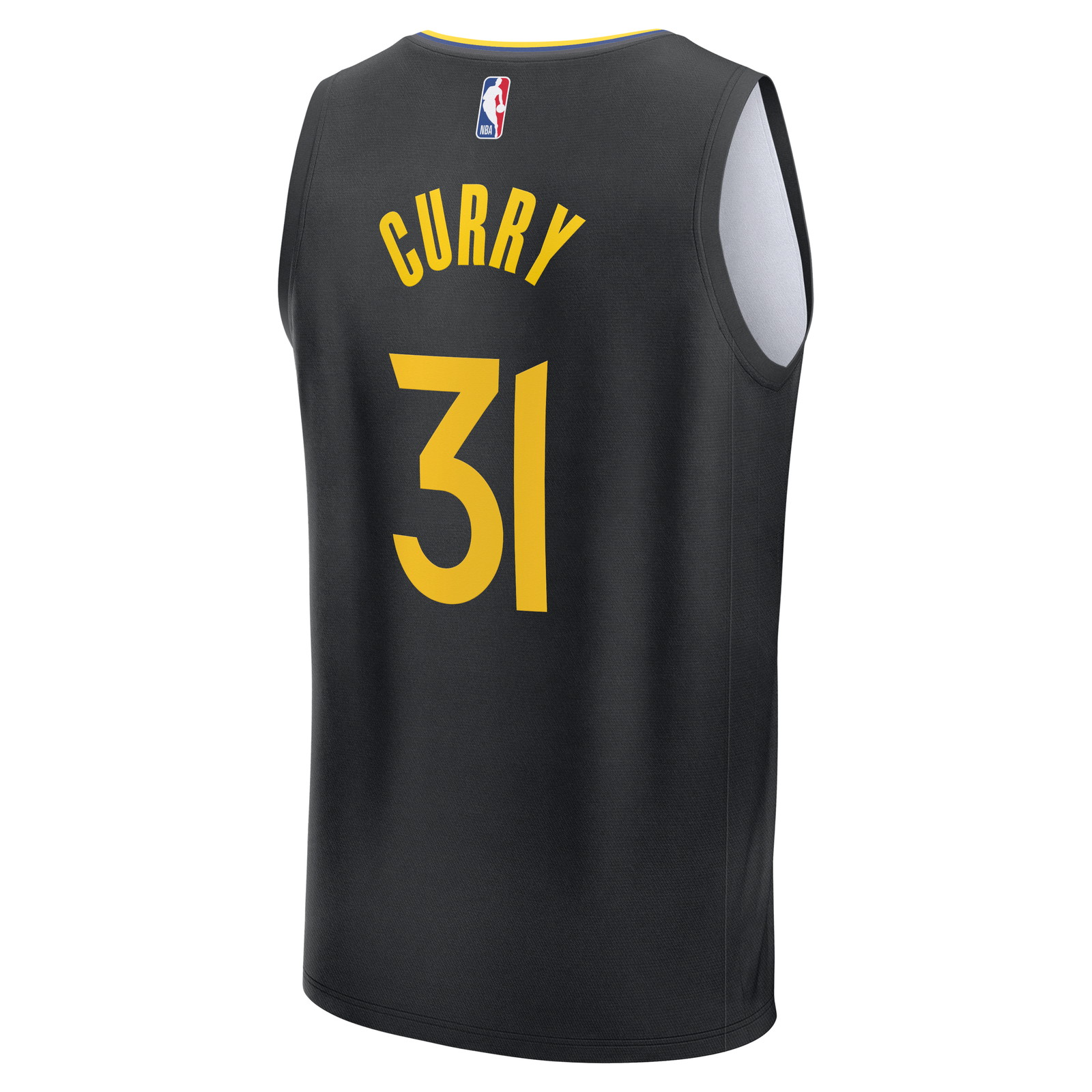 Seth Curry Golden State Warriors Fast Break Fan Version Player Jersey Statement Edition - back view