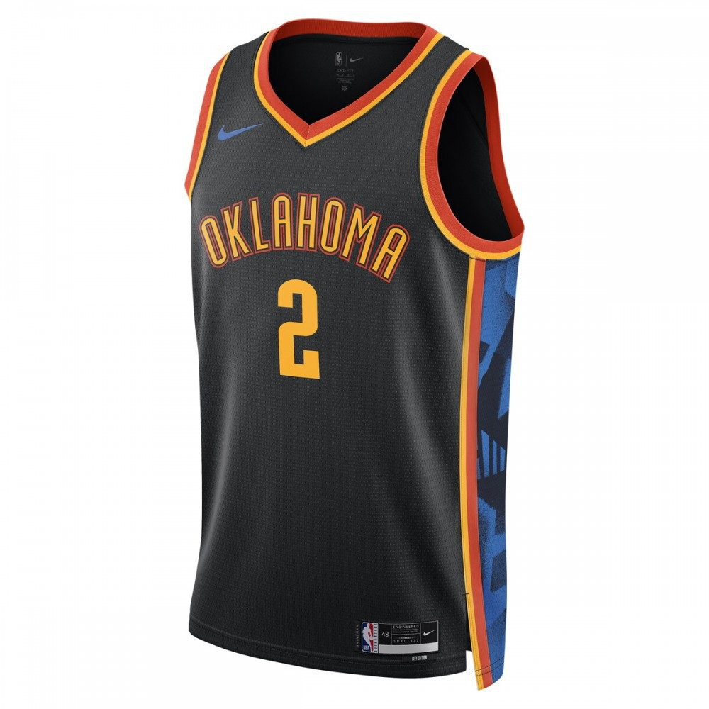 Shai Gilgeous-Alexander Oklahoma City Thunder Unisex 2024/25 Swingman Player - second front view