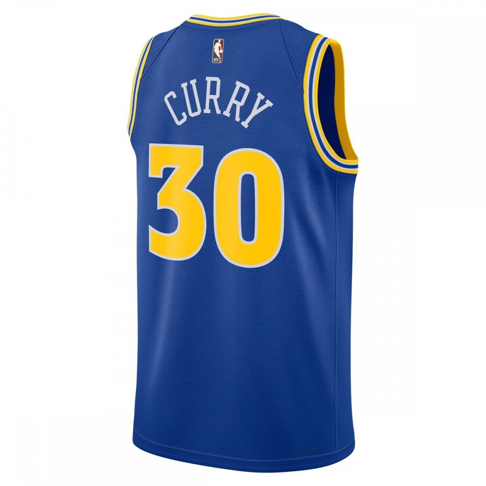 Stephen Curry Golden State Warriors 2022/23 Swingman Jersey Blue Classic Edition - back view