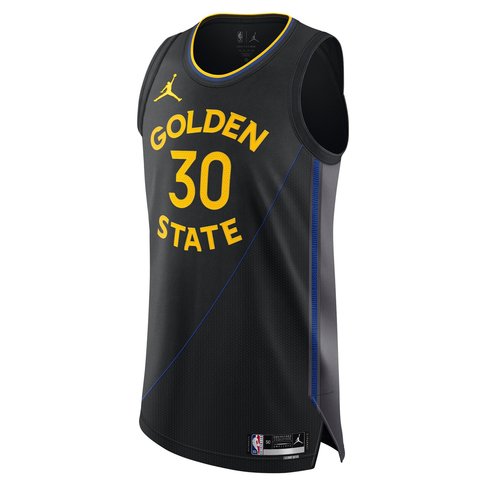 Stephen Curry Golden State Warriors 2024/25 Pro Cut Jersey Statement Edition Black - front view