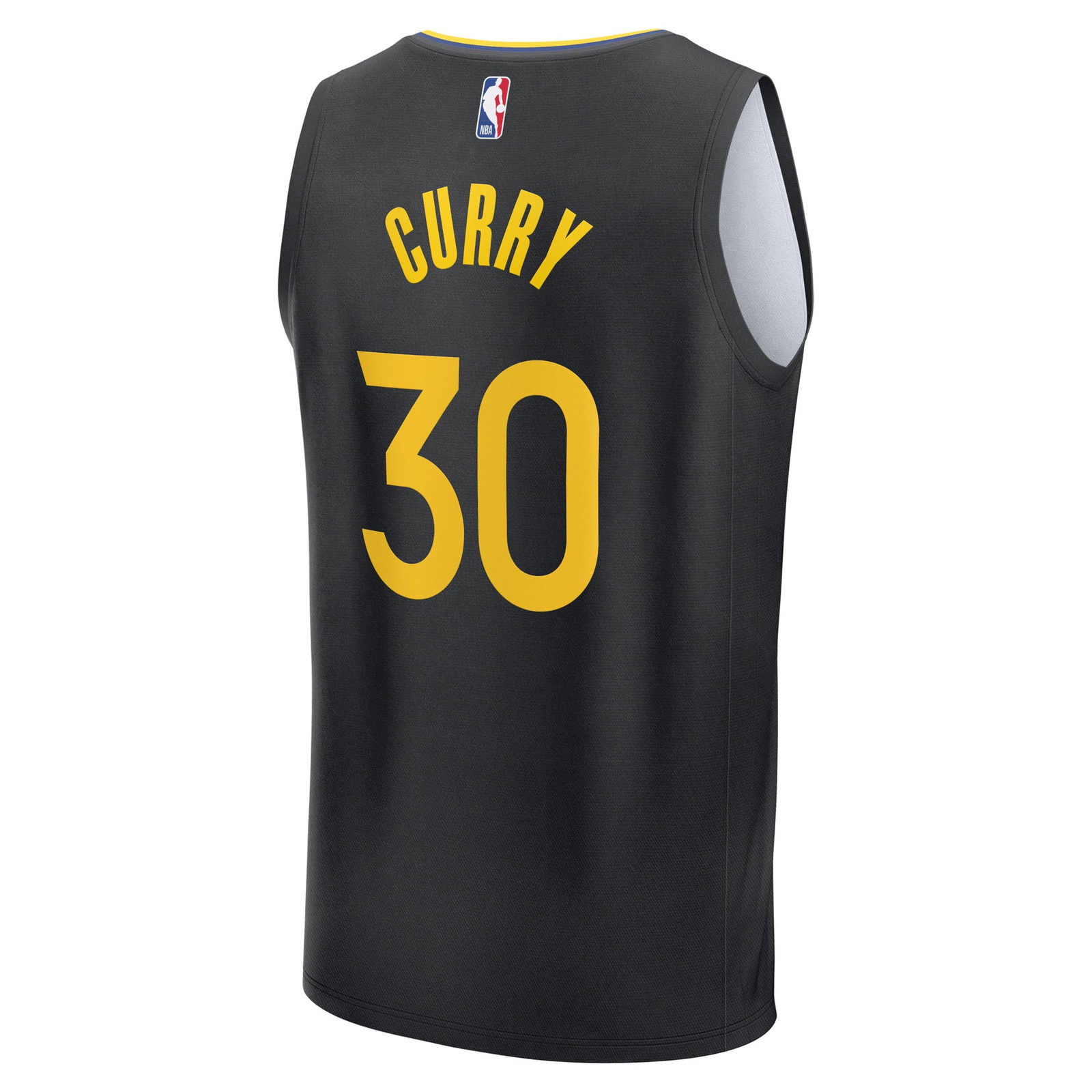 Stephen Curry Golden State Warriors Fast Break Fan Version Player Jersey Statement - back view