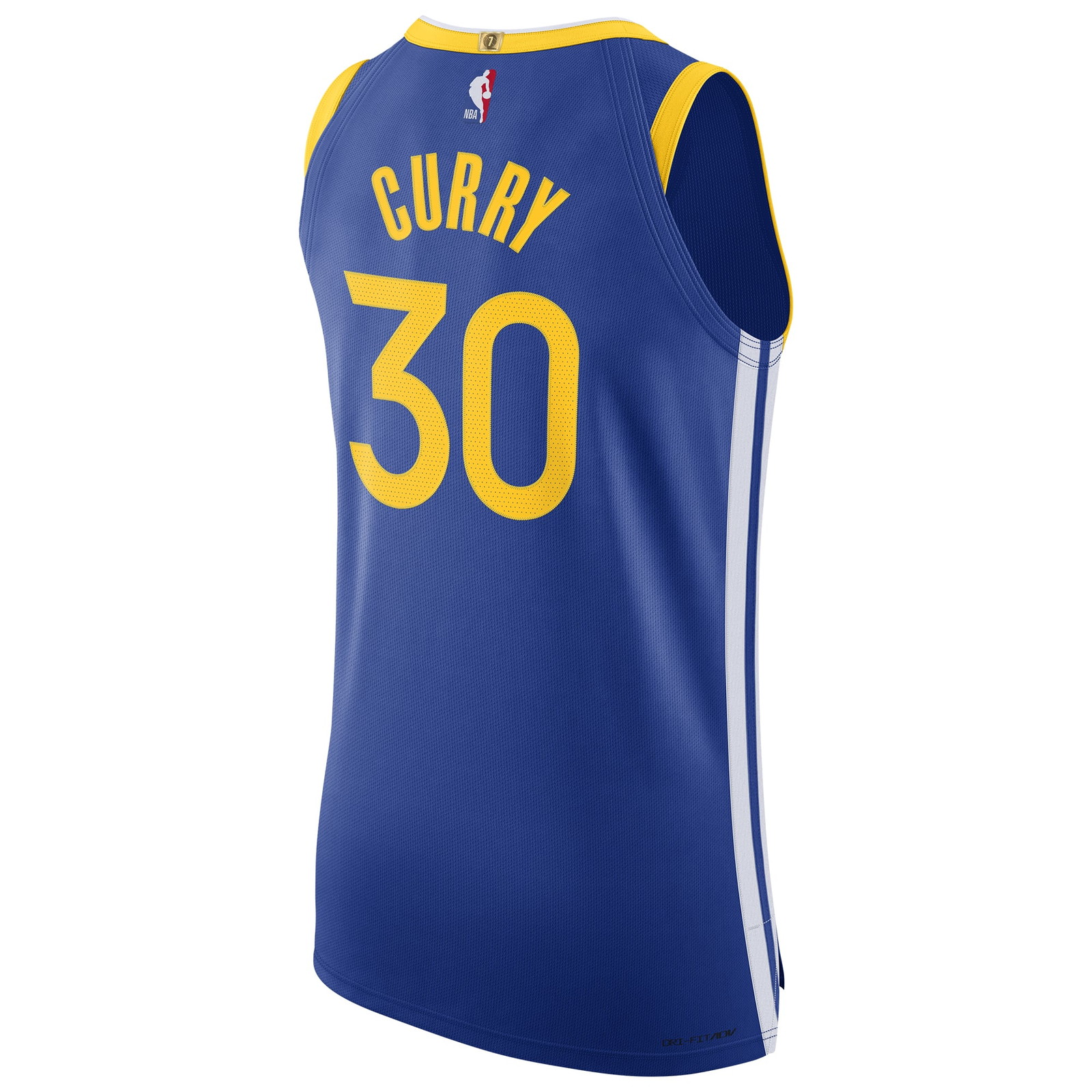 Stephen Curry Golden State Warriors Pro Cut Jersey Icon Edition Royal - back view