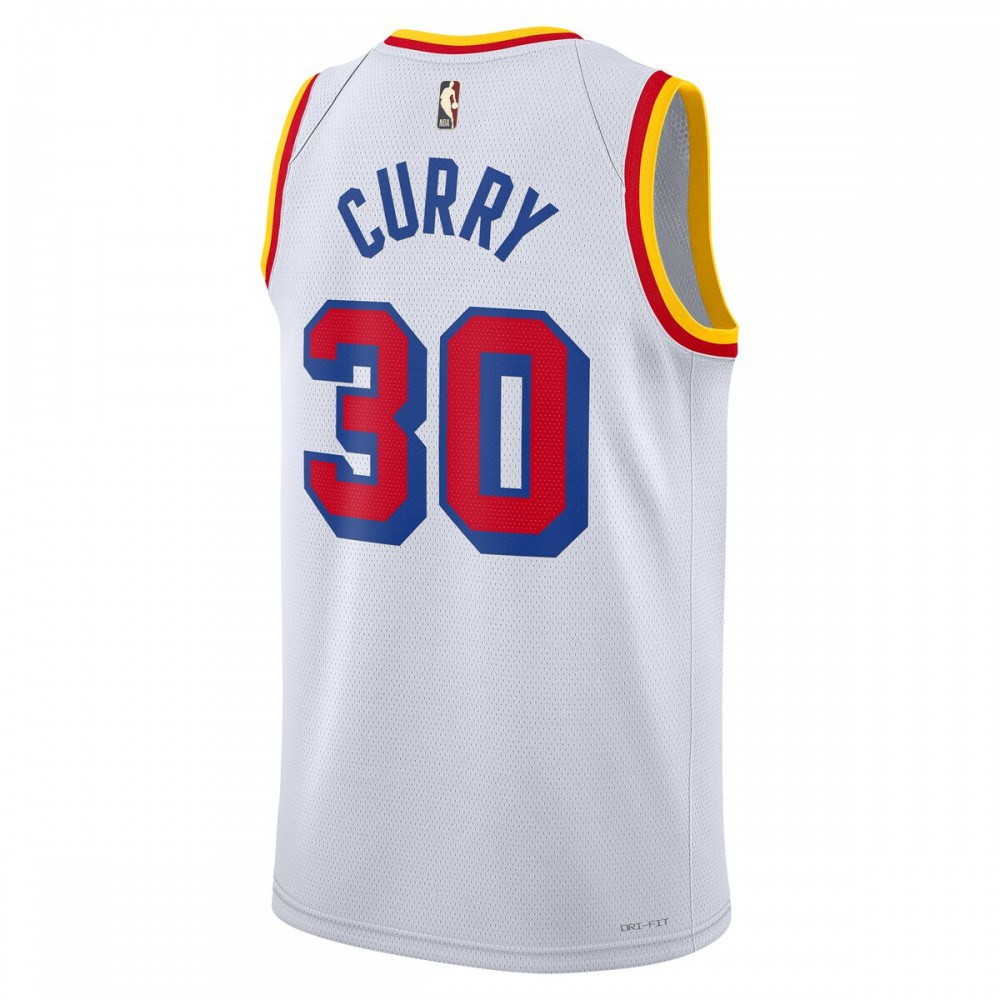 Stephen Curry Golden State Warriors Unisex 2024/25 Swingman Jersey White Classic Edition - back view