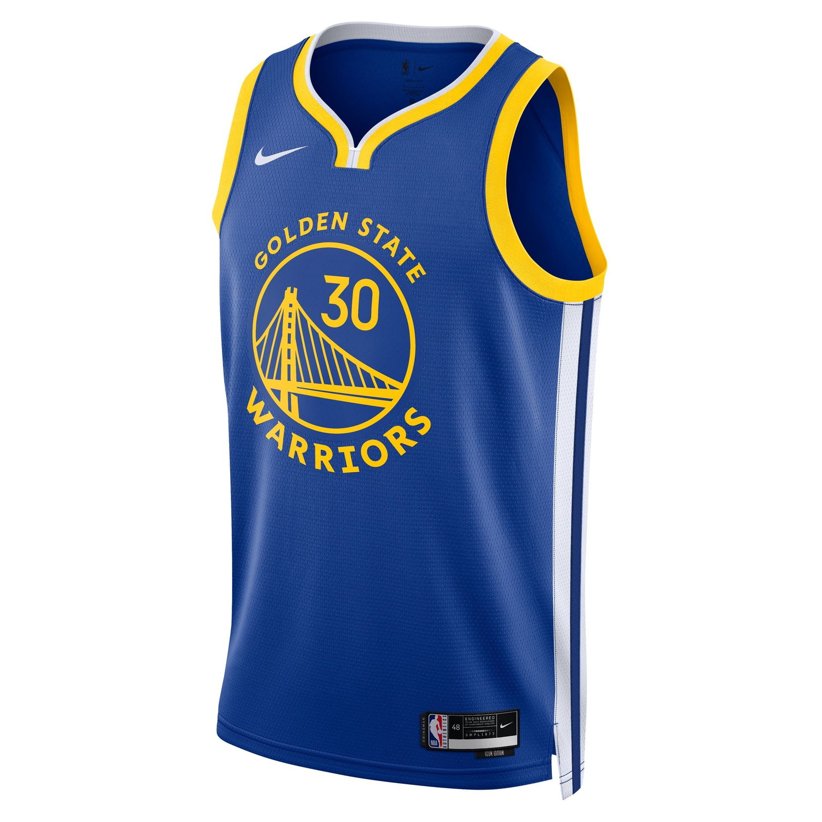 Stephen Curry Golden State Warriors Unisex Swingman Jersey Icon Edition Royal - front view